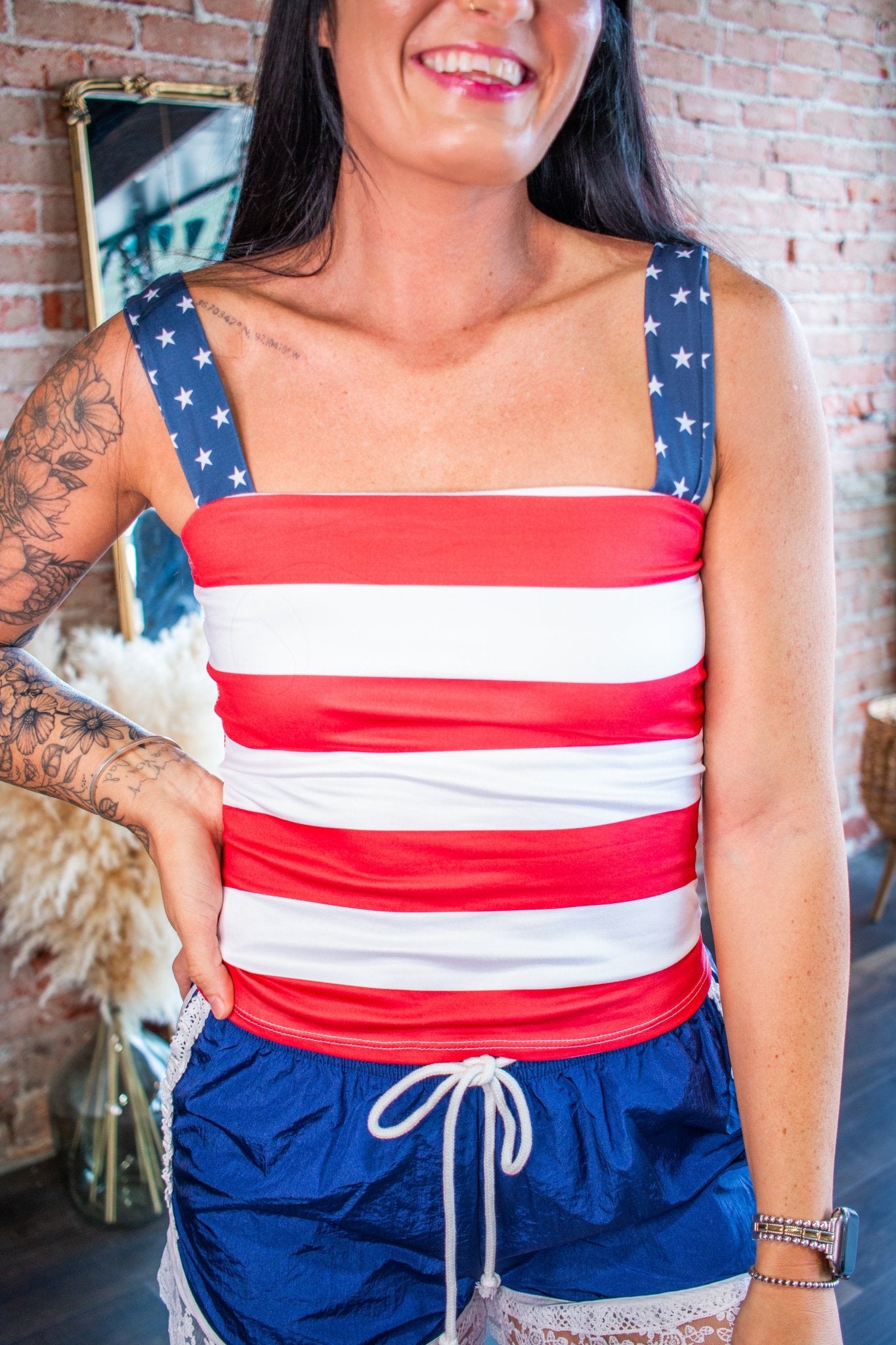 All American Stars & Stripes Tank - Southern Chic Tees & Boutique