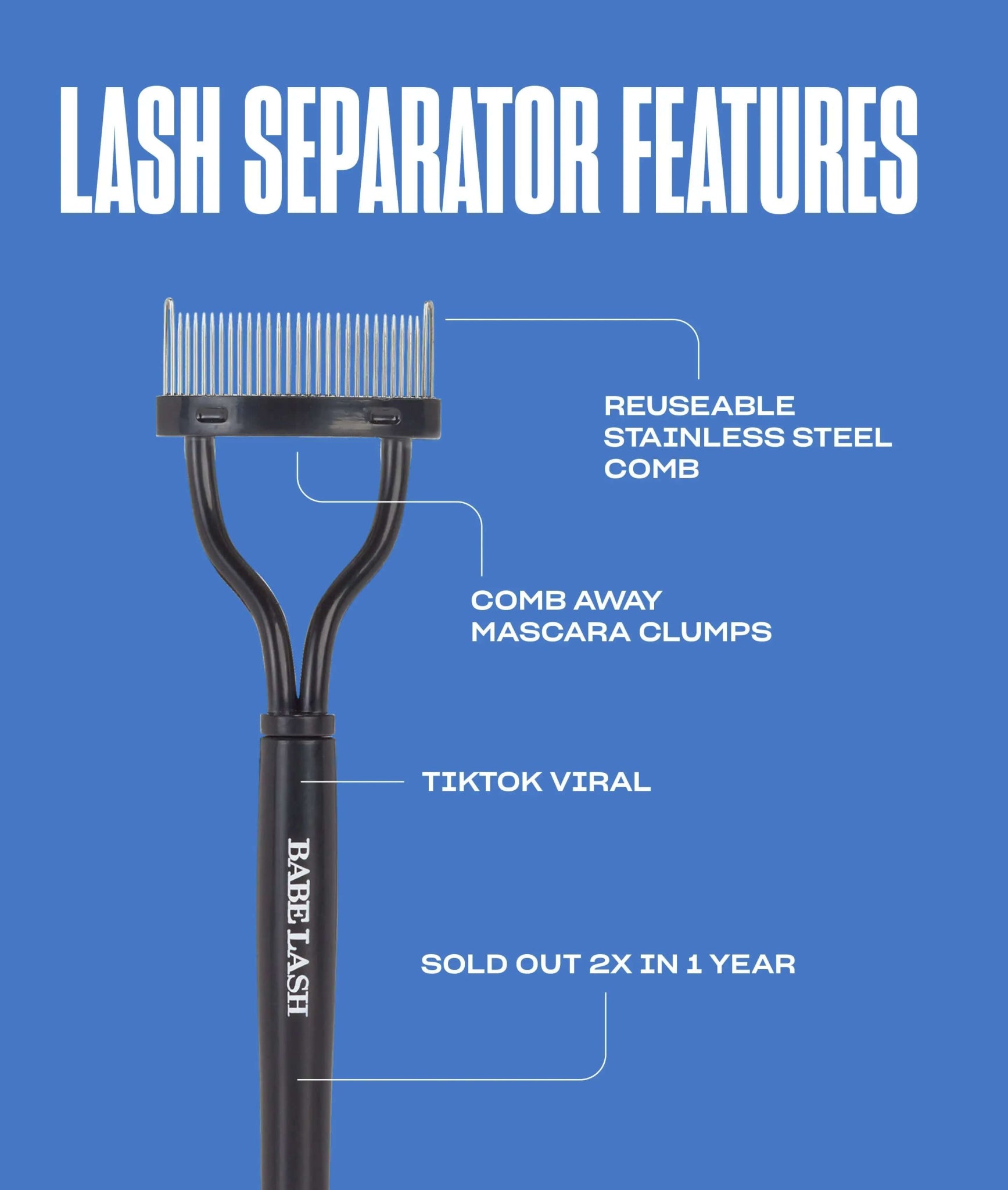 Babe Lash Pro Lash Separator - Southern Chic Tees & Boutique
