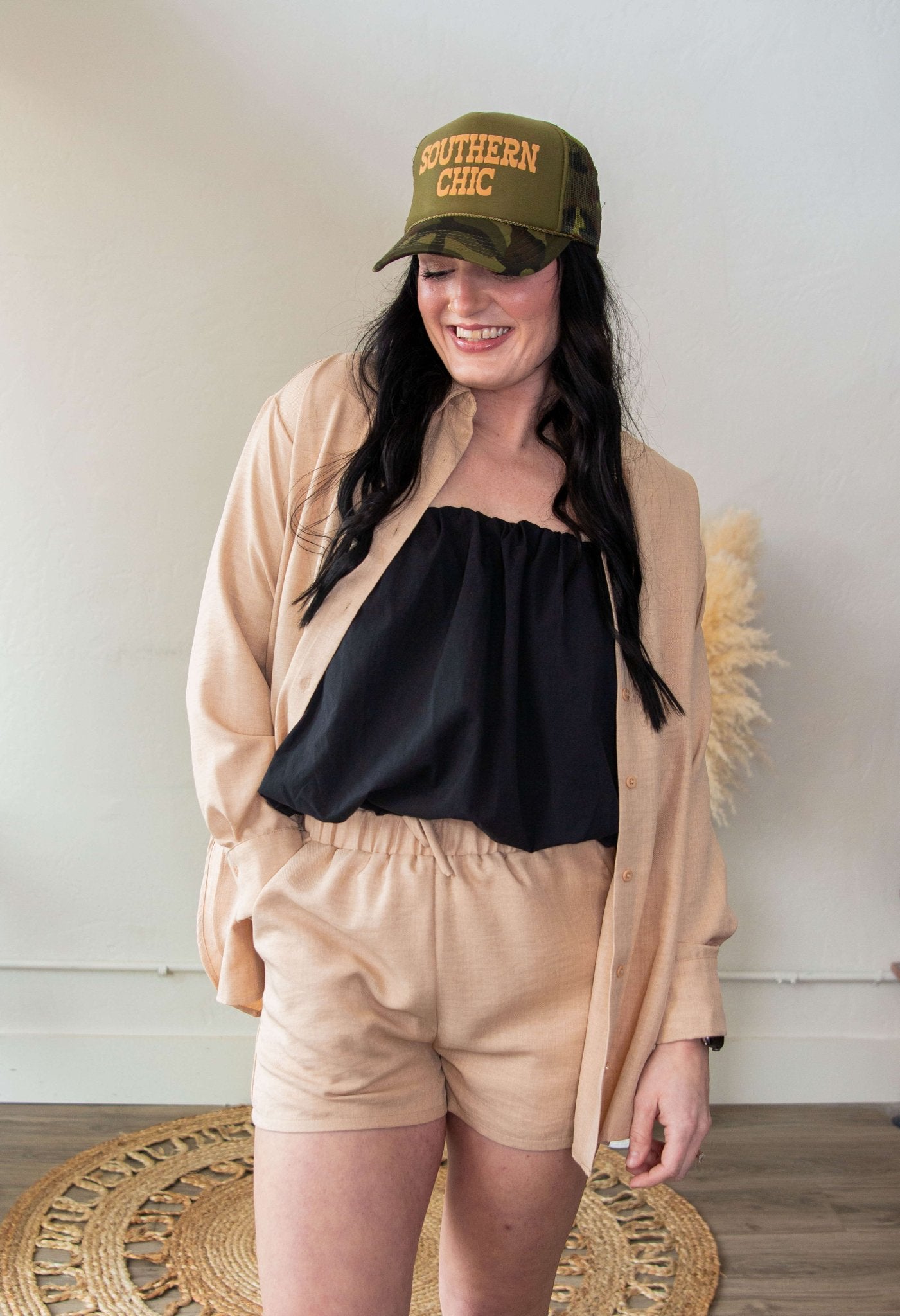 Black Strapless Bubble Top - Southern Chic Tees & Boutique