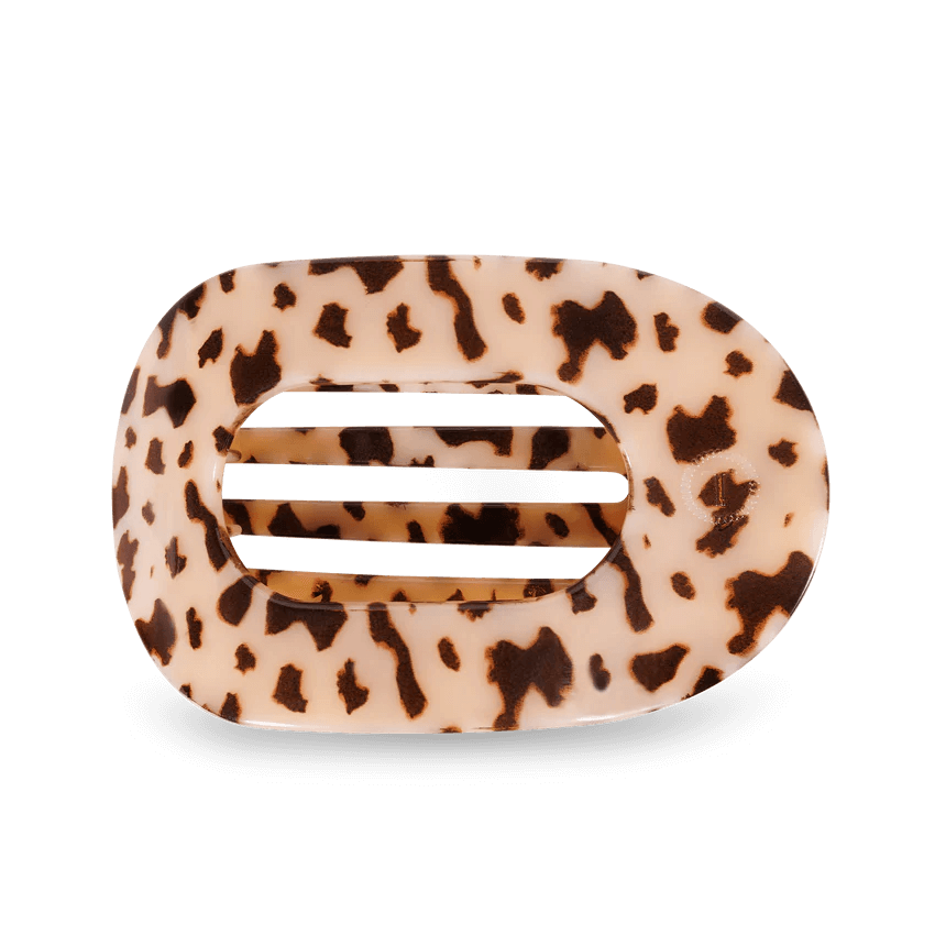 Blonde Tortoise Teleties Flat Round Clip - Southern Chic Tees & Boutique