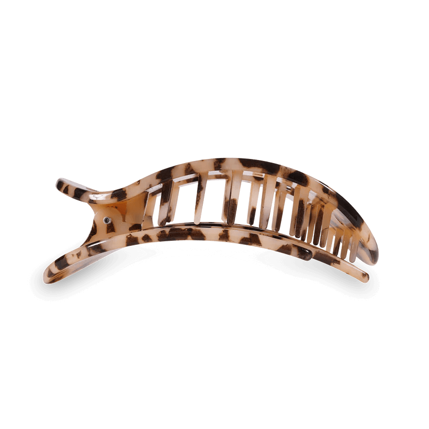 Blonde Tortoise Teleties Flat Round Clip - Southern Chic Tees & Boutique