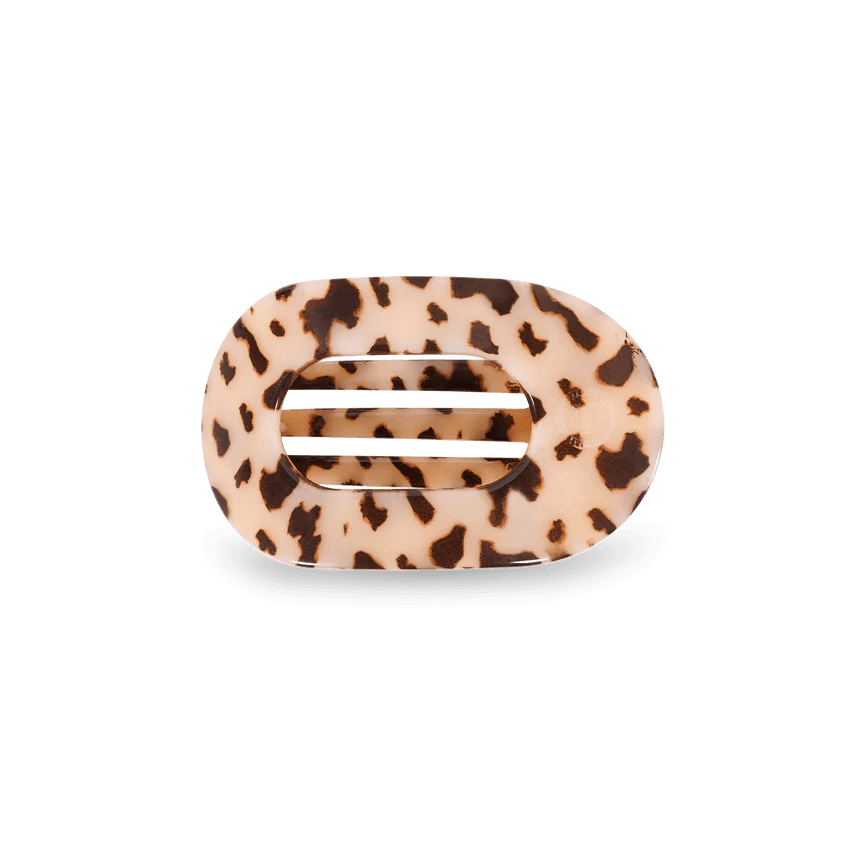 Blonde Tortoise Teleties Flat Round Clip - Southern Chic Tees & Boutique