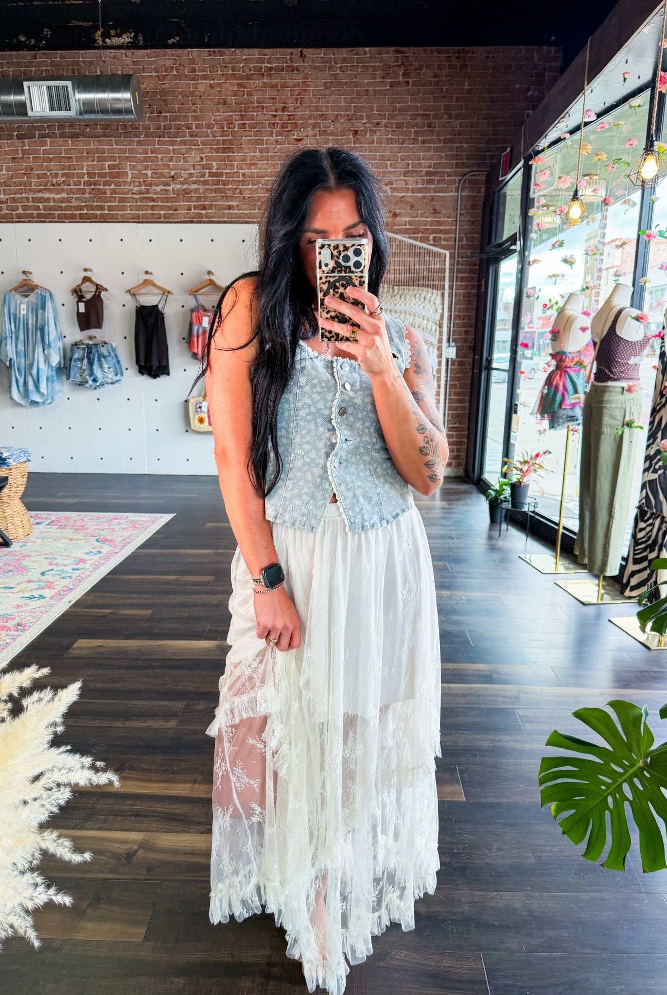 Blooming Tiered Lace Maxi Skirt - Southern Chic Tees & Boutique