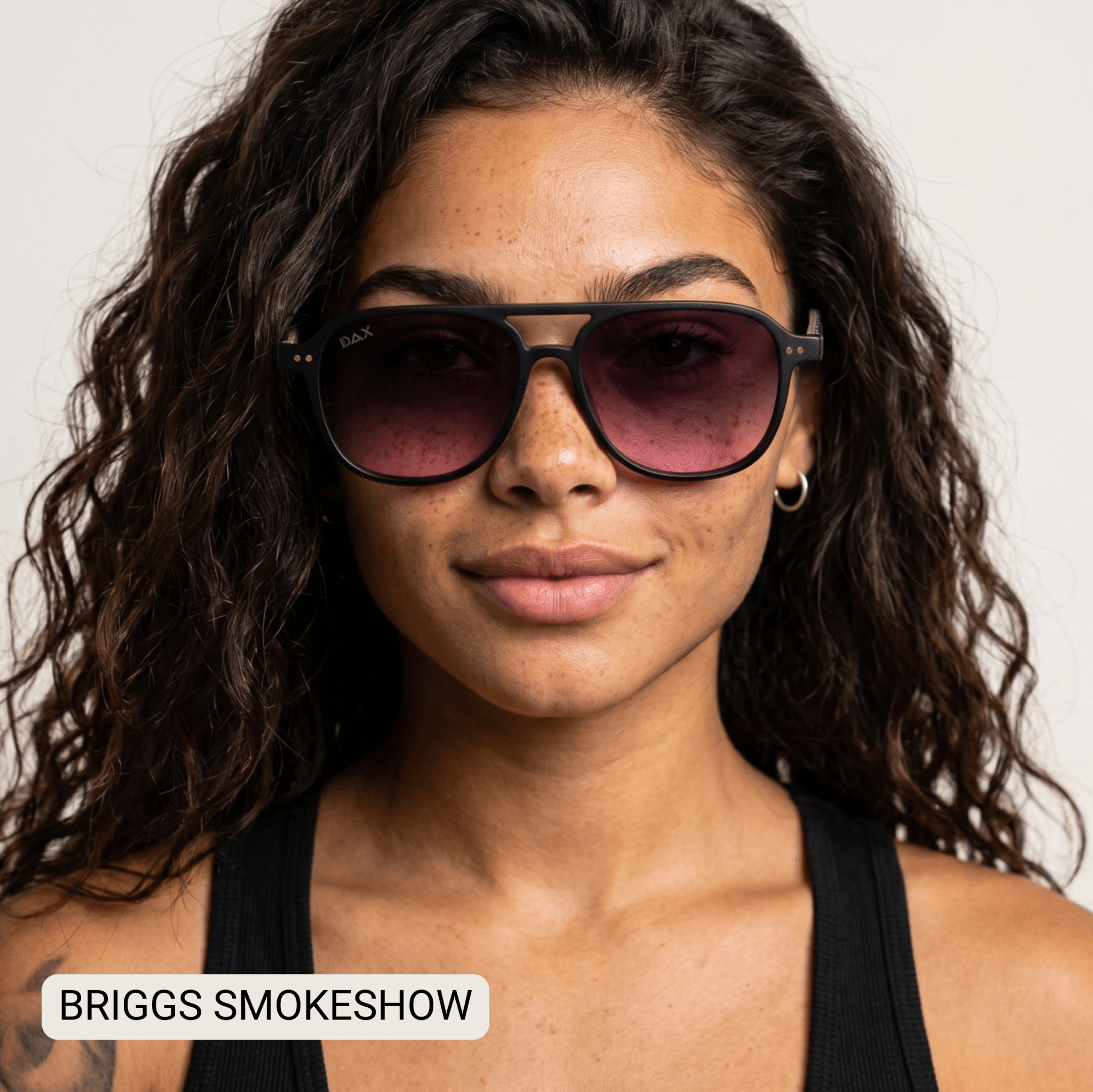 Briggs - Women's Polarized Small/ Medium Aviator: Smokeshow - Southern Chic Tees & Boutique
