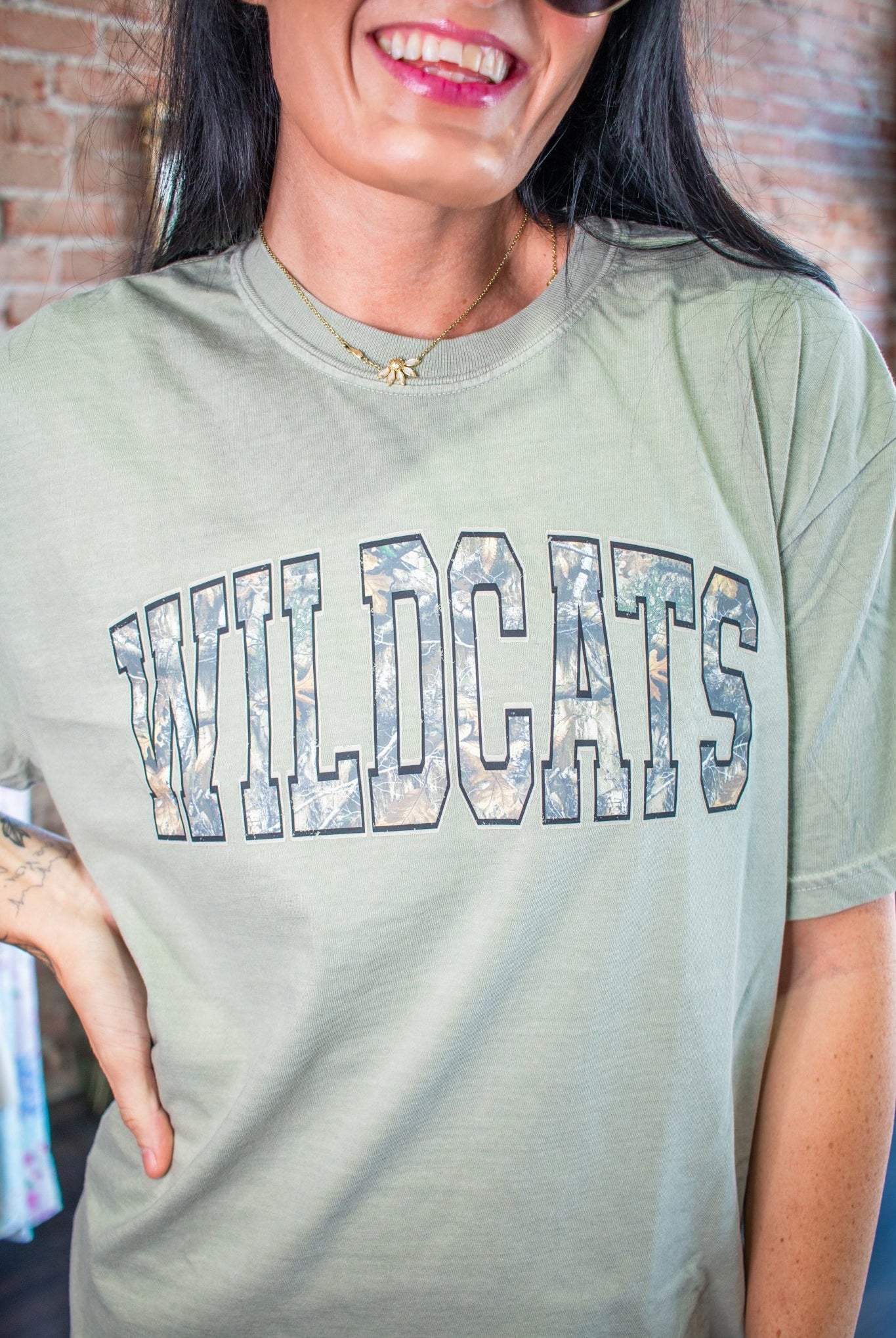 Camo Wildcats Graphic Tee - Southern Chic Tees & Boutique