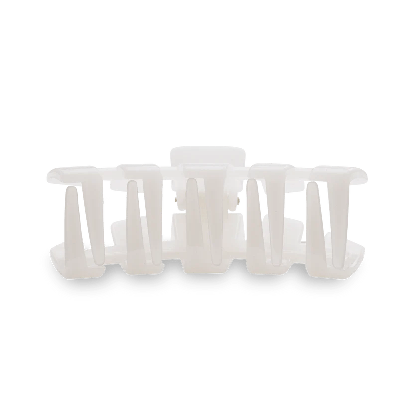 Coconut White Teleties Classic Hair Clip - Southern Chic Tees & Boutique