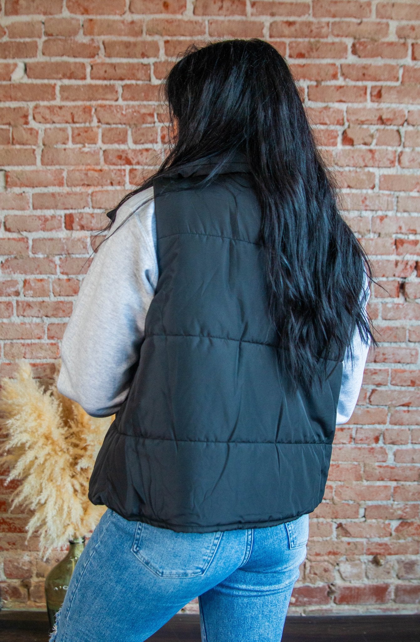 Cold Front Cutie Puffer Vest | Black - Southern Chic Tees & Boutique