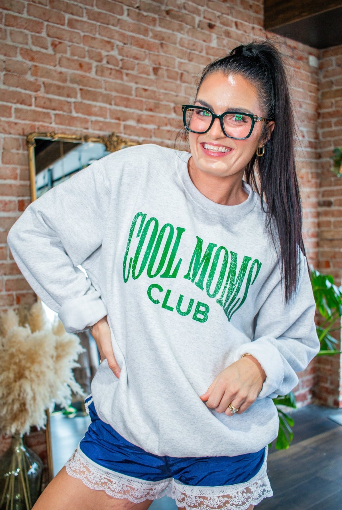 Cool Moms Club Varsity Sweatshirt - Southern Chic Tees & Boutique