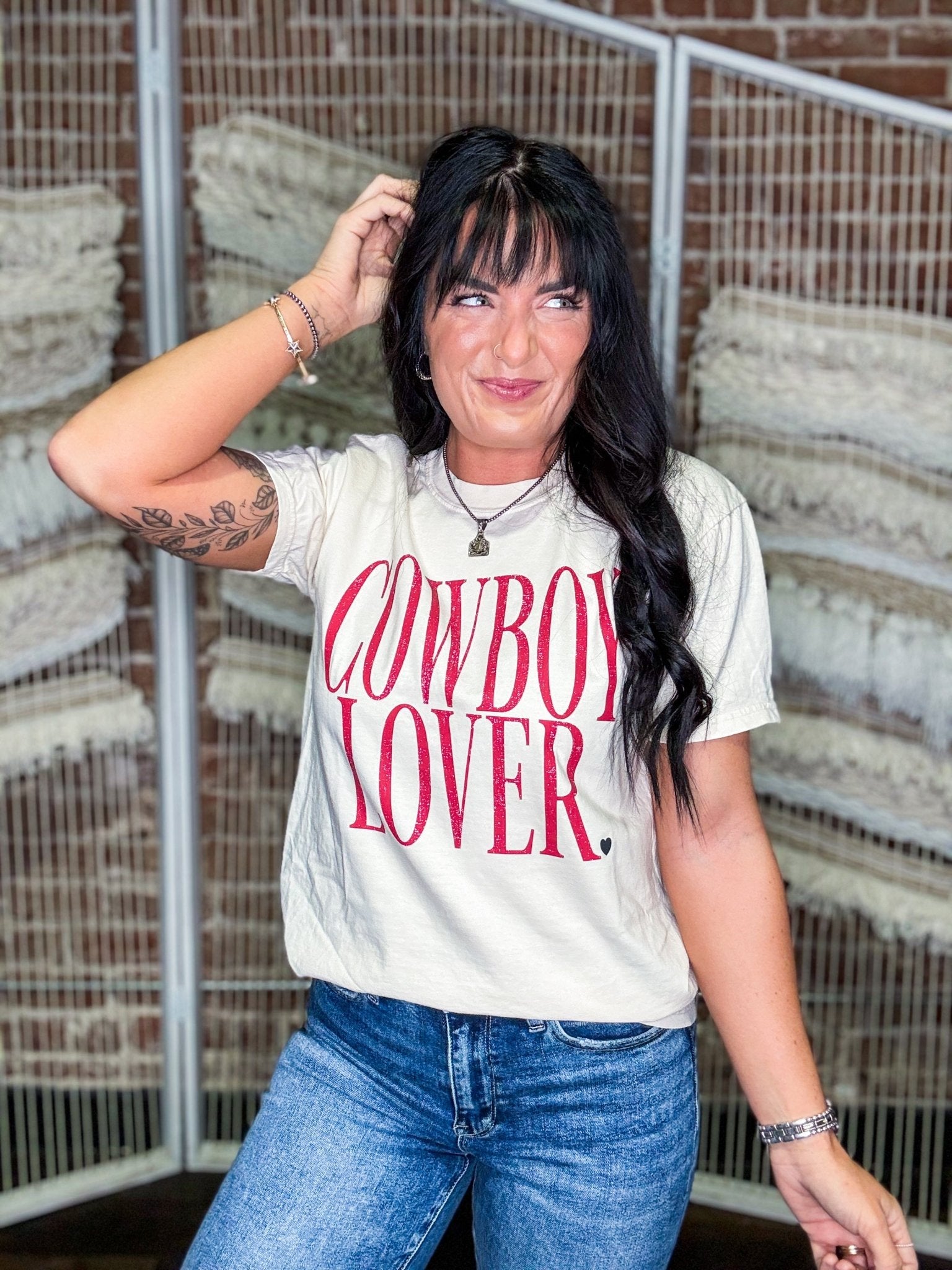 Cowboy Lover Graphic Tee - Southern Chic Tees & Boutique