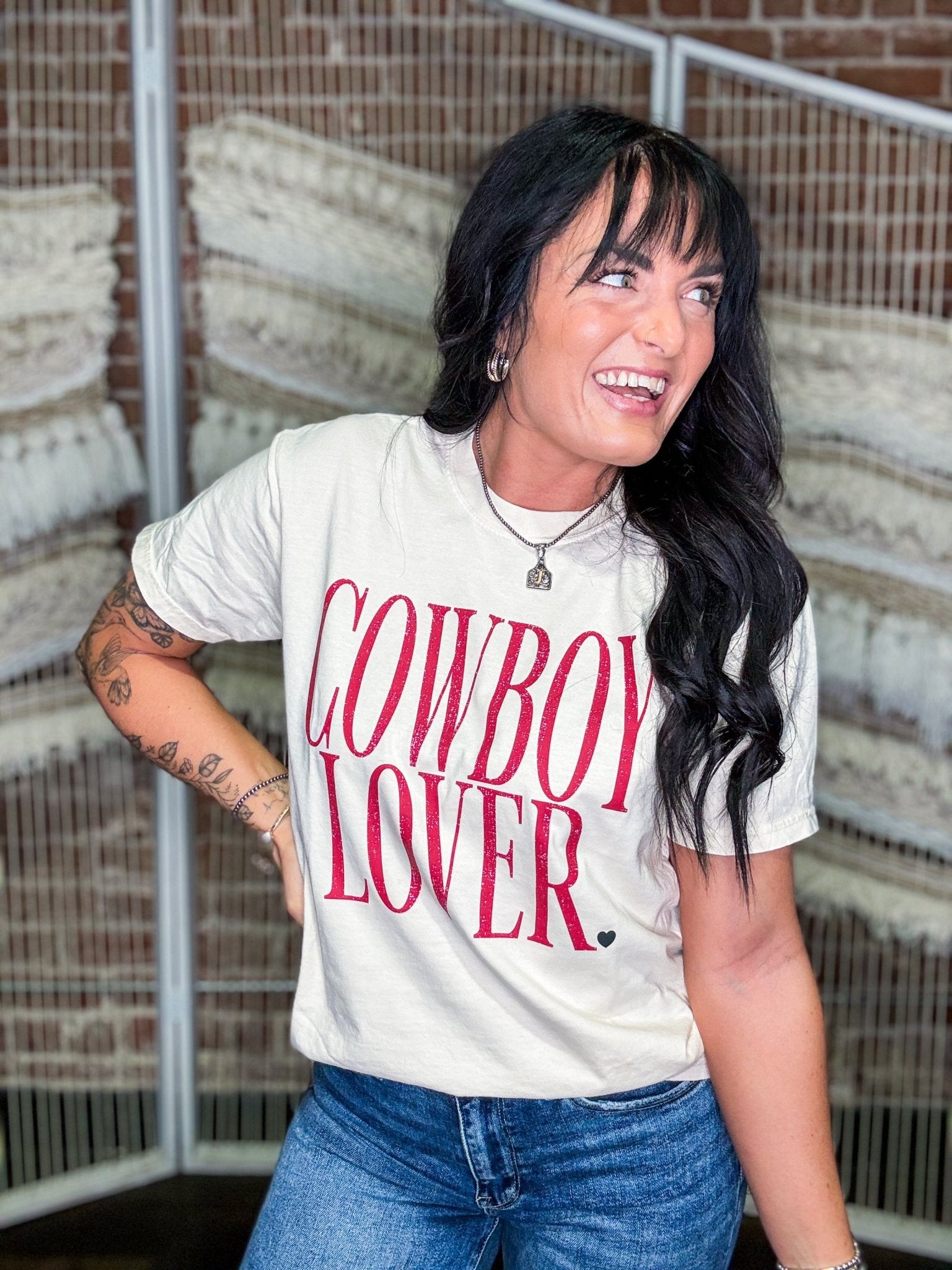 Cowboy Lover Graphic Tee - Southern Chic Tees & Boutique