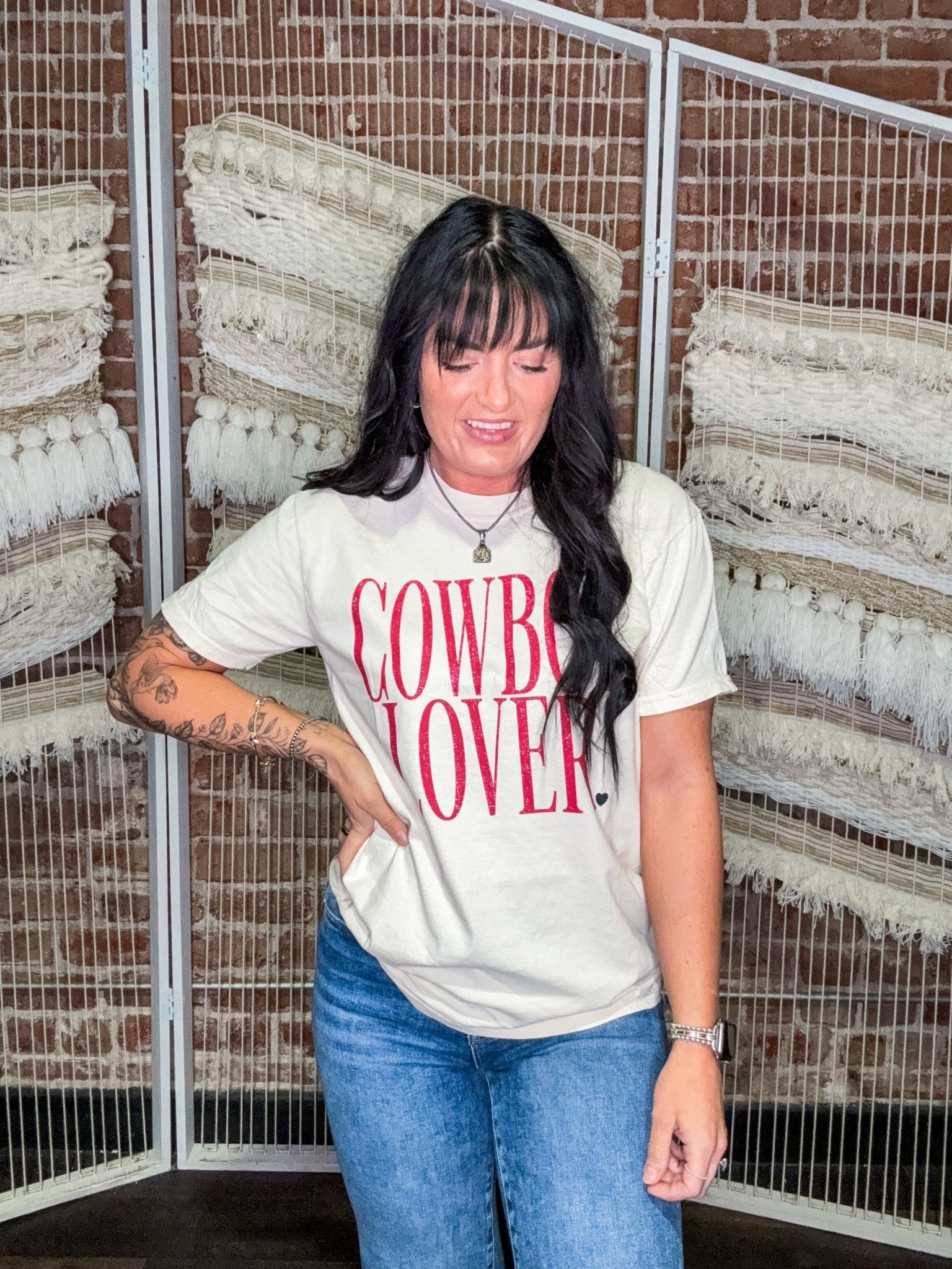 Cowboy Lover Graphic Tee - Southern Chic Tees & Boutique