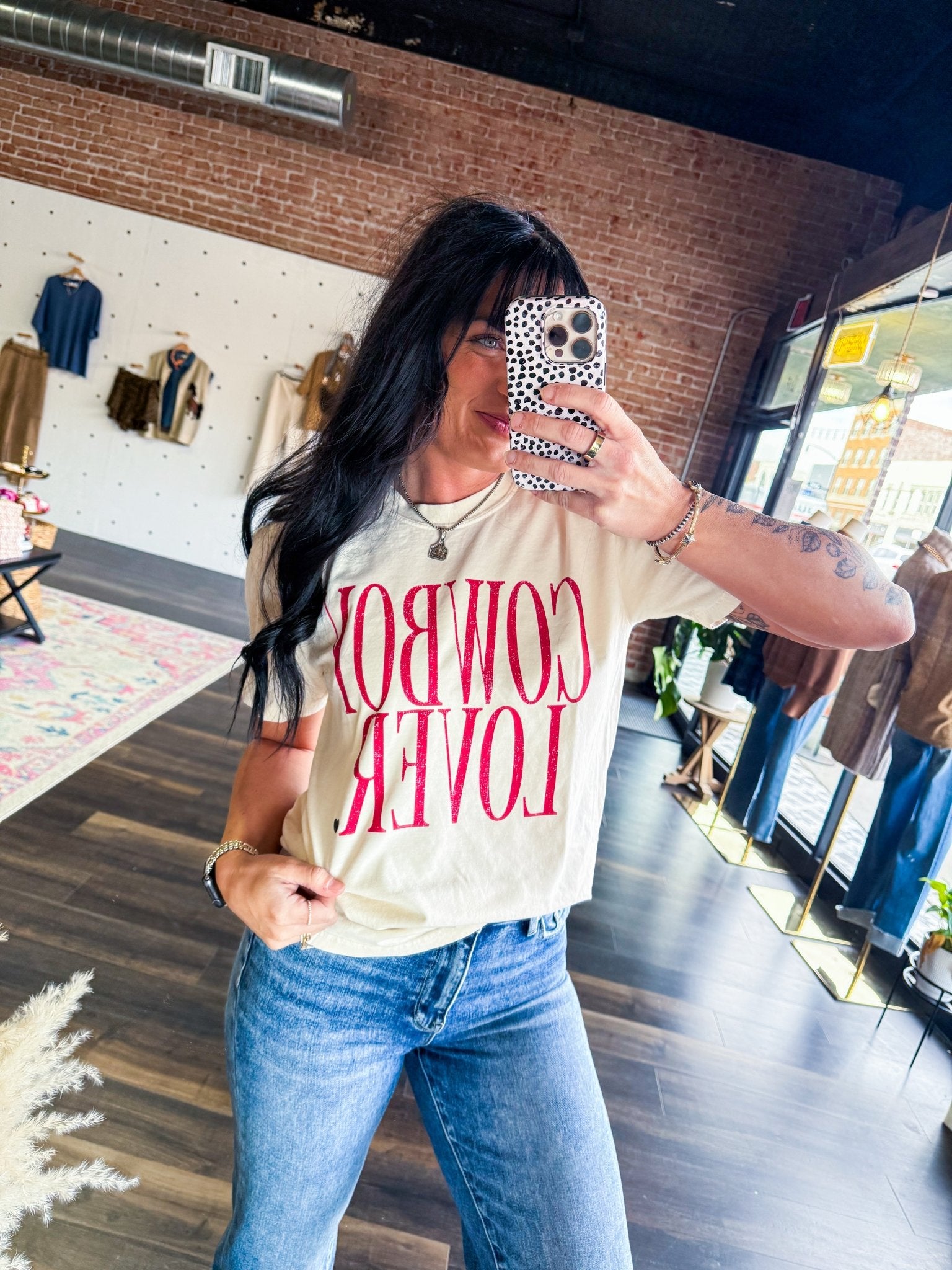 Cowboy Lover Graphic Tee - Southern Chic Tees & Boutique