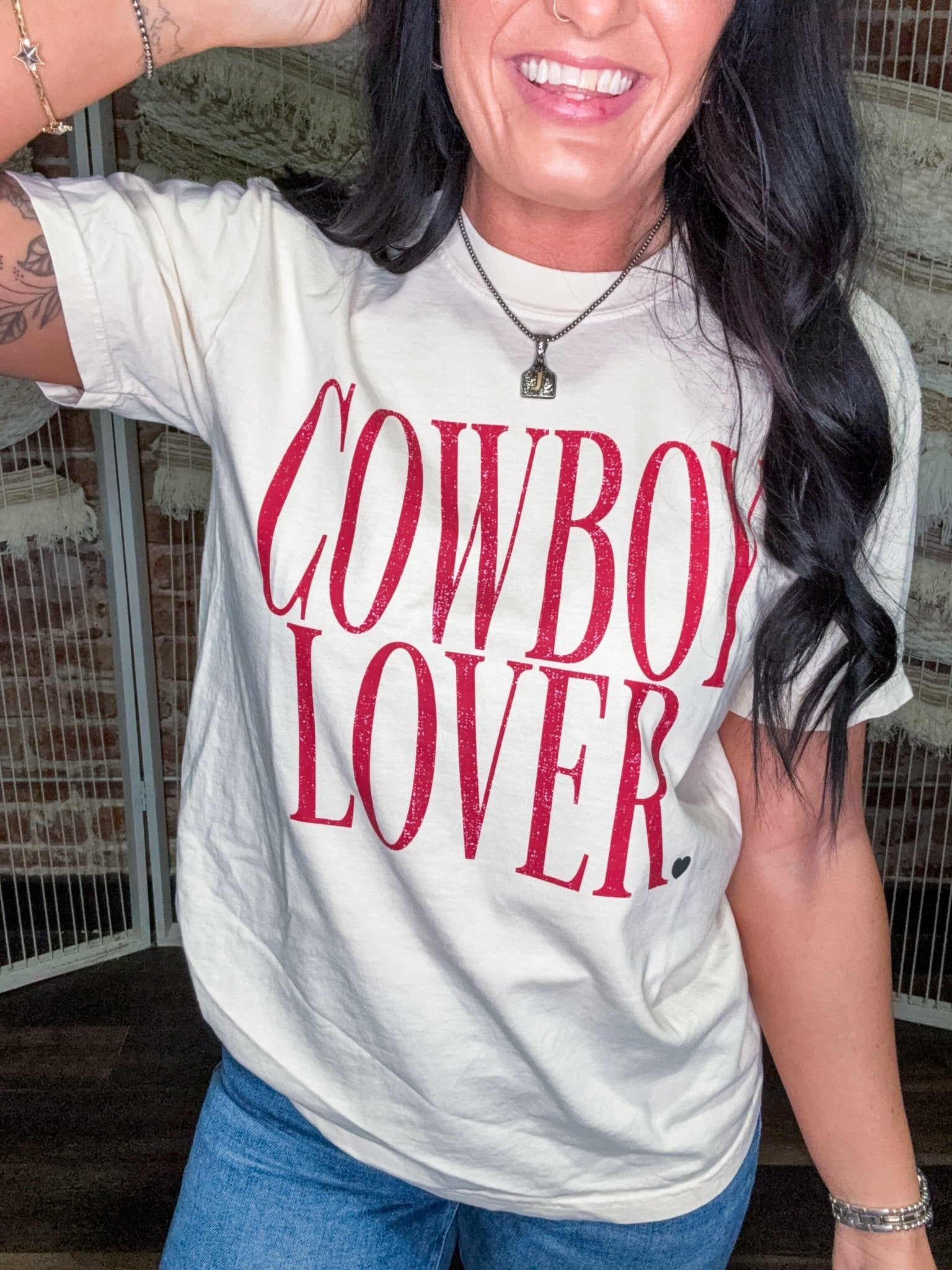 Cowboy Lover Graphic Tee - Southern Chic Tees & Boutique