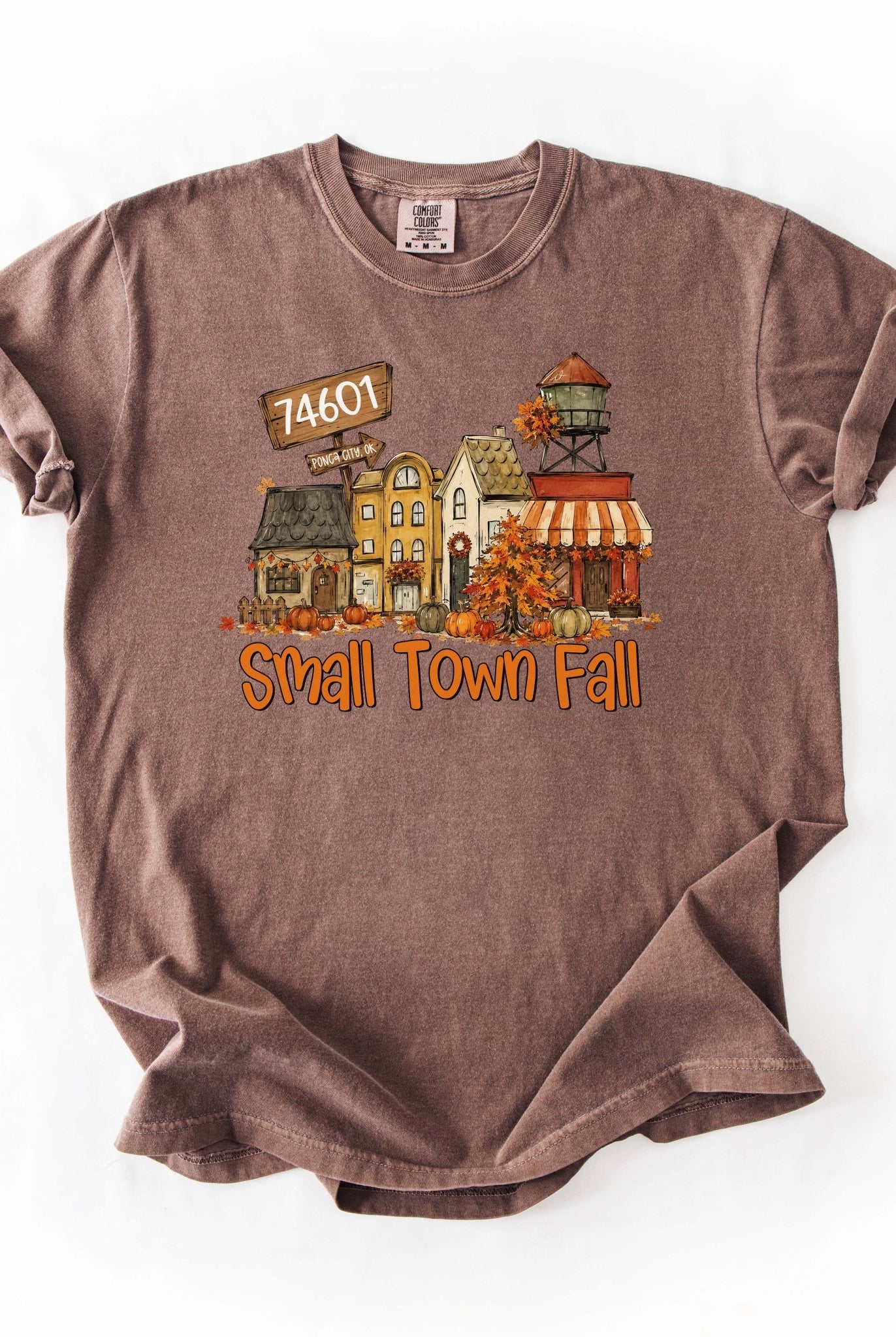 Custom Fall in a Small Town Graphic Tee/Sweatshirt - Southern Chic Tees & Boutique
