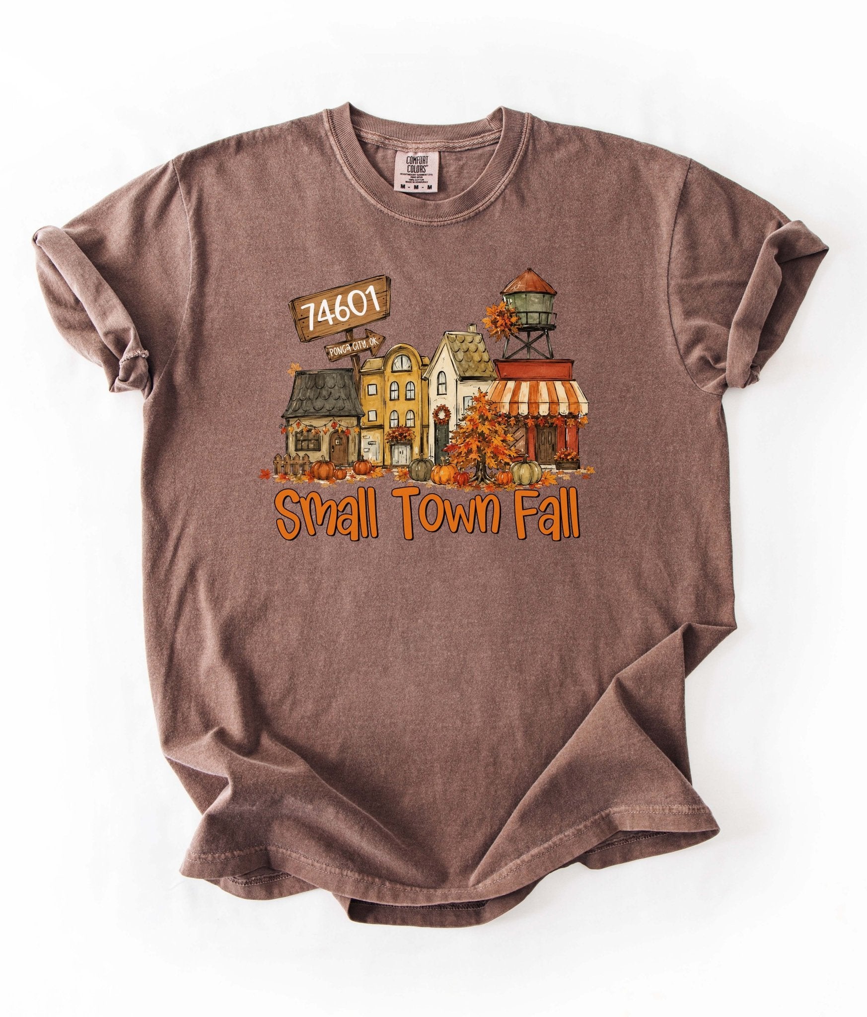 Custom Fall in a Small Town Graphic Tee/Sweatshirt - Southern Chic Tees & Boutique