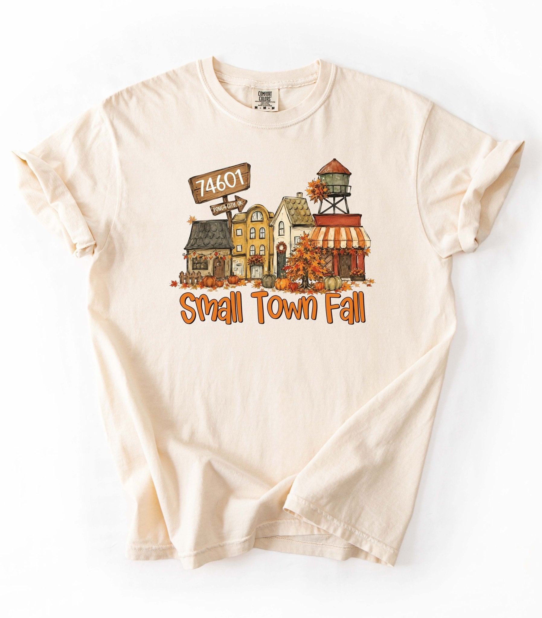 Custom Fall in a Small Town Graphic Tee/Sweatshirt - Southern Chic Tees & Boutique
