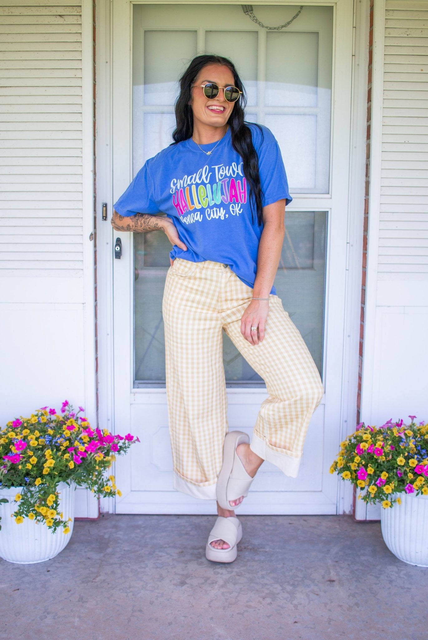 Custom Small Town Hallelujah Graphic Tee - Southern Chic Tees & Boutique
