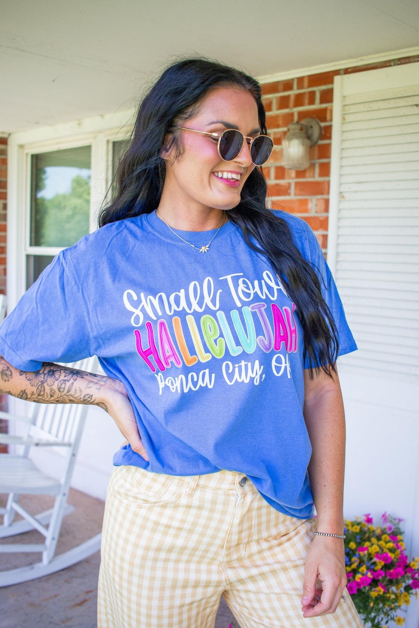 Custom Small Town Hallelujah Graphic Tee - Southern Chic Tees & Boutique