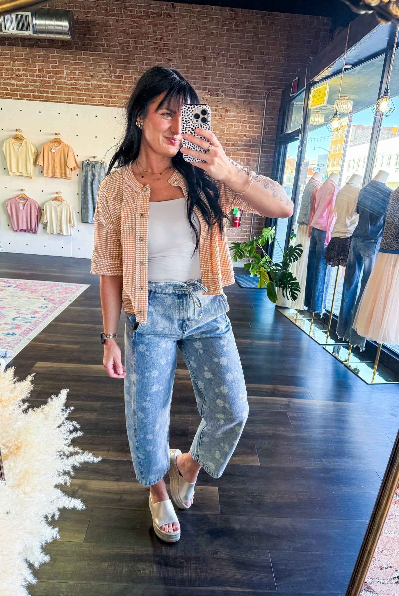 Dandelion Washed Jeans - Southern Chic Tees & Boutique