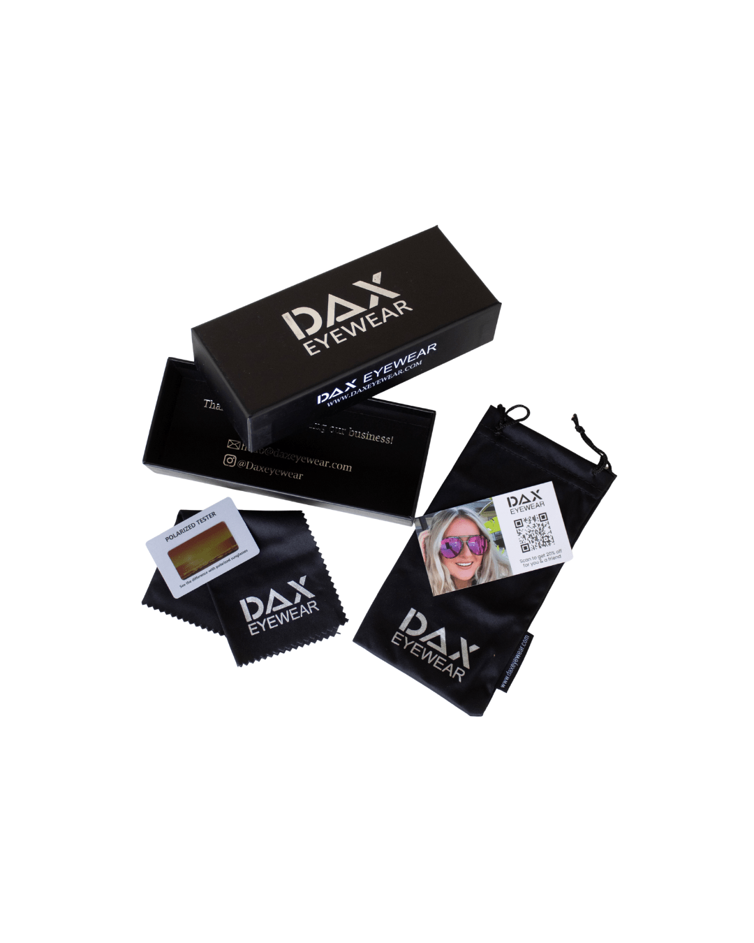 Dax Sunglasses Earhart Aviators: Clear - Southern Chic Tees & Boutique