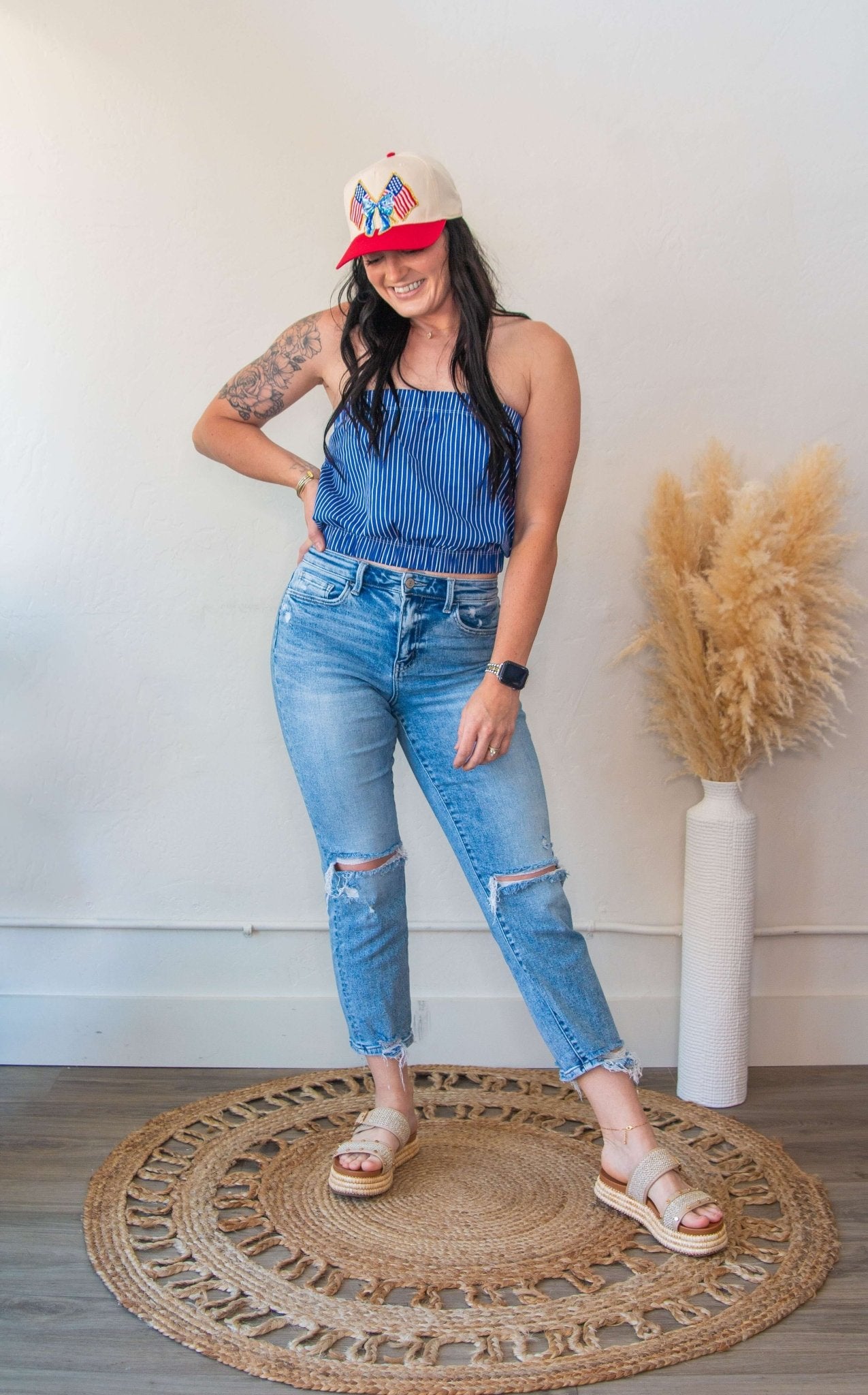 Dockside Breeze Bandeau Top - Southern Chic Tees & Boutique