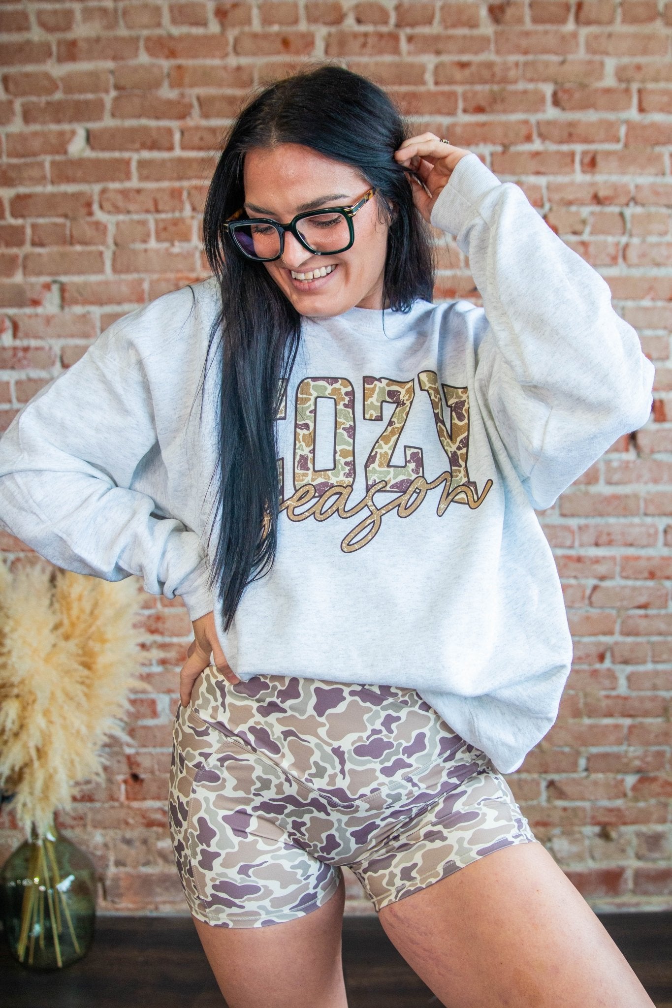 Duck Camo Crossover Biker Short - Southern Chic Tees & Boutique