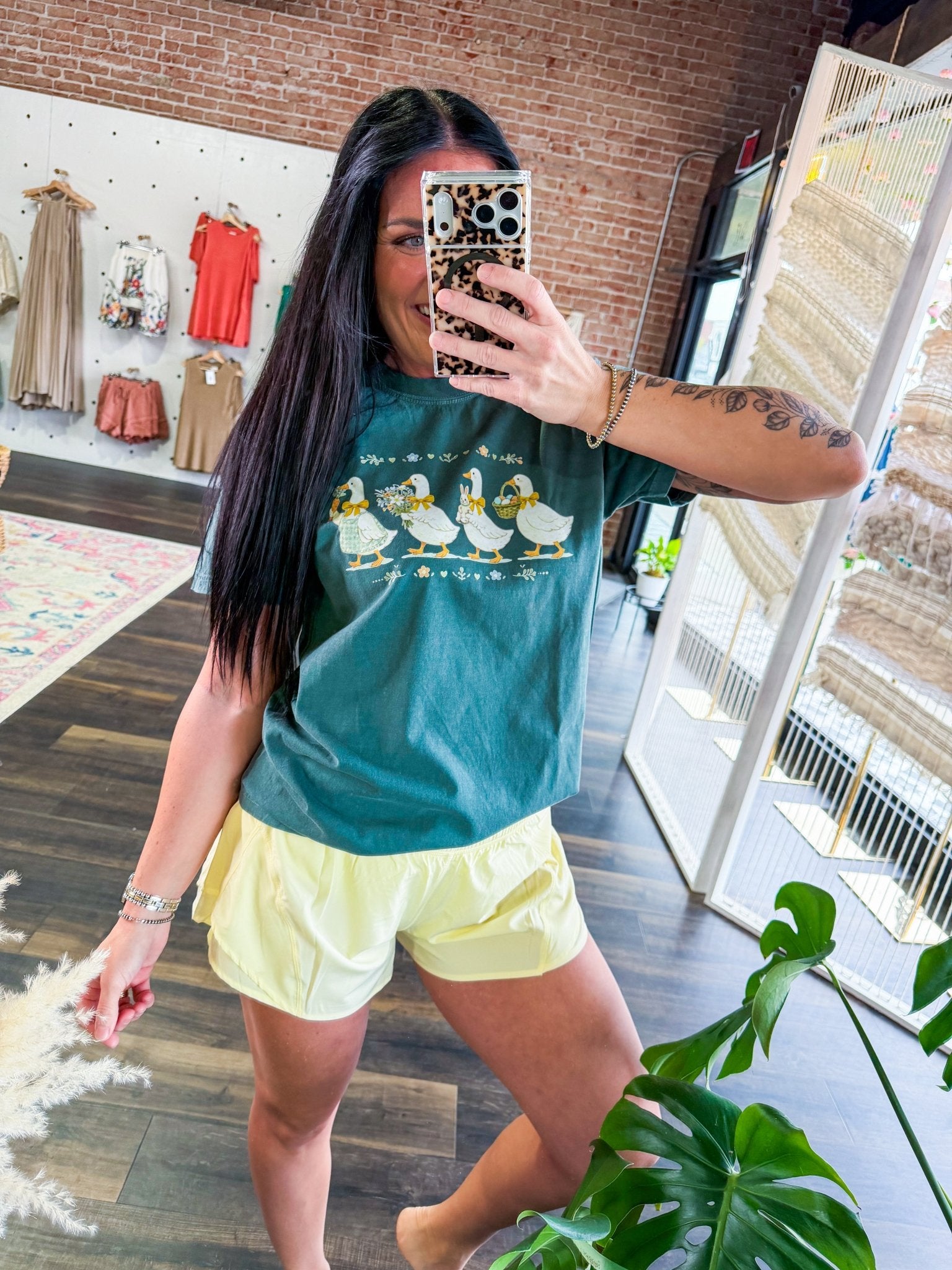 Easter Goose Graphic Tee - Southern Chic Tees & Boutique