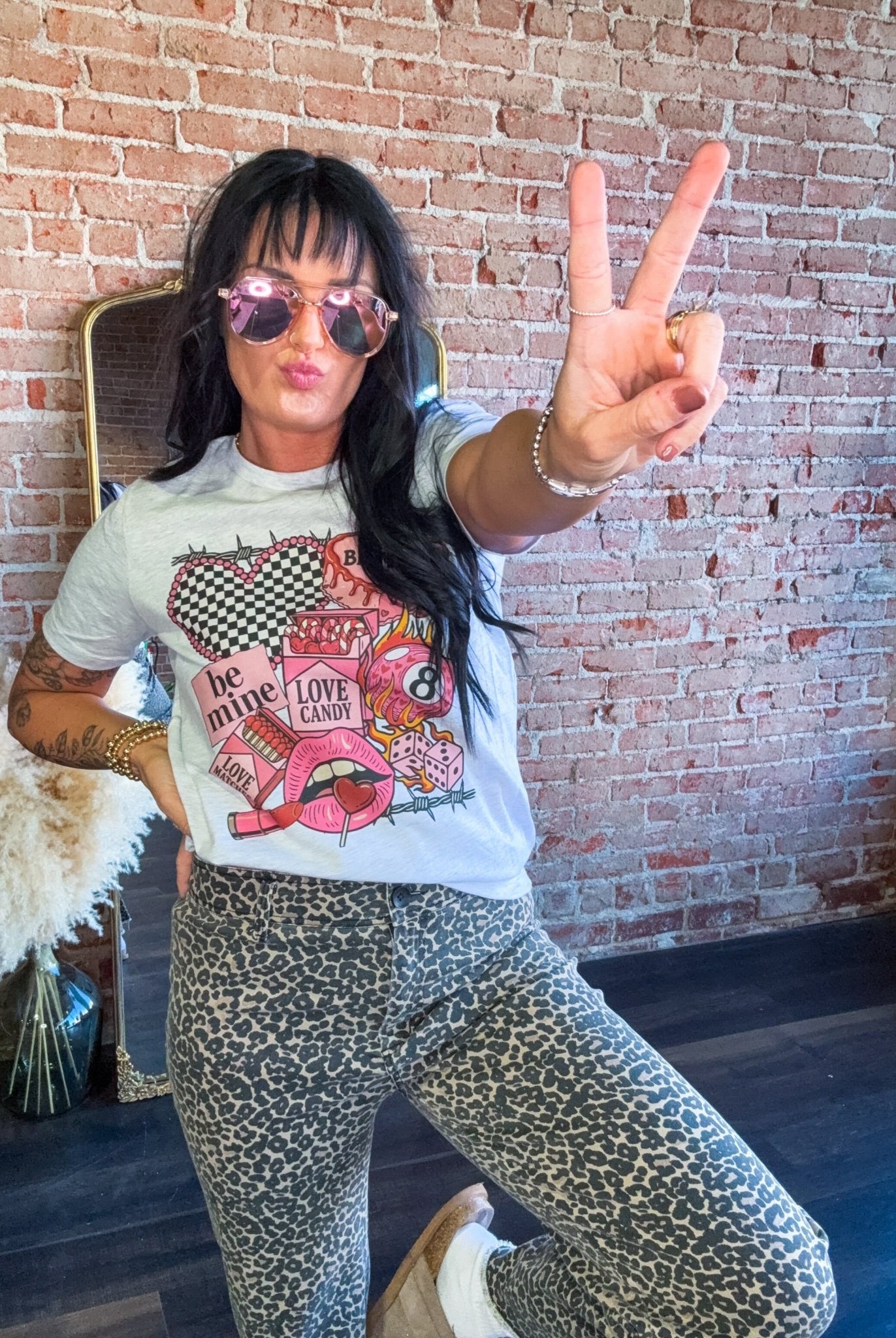 Edgy Be Mine Graphic Tee - Southern Chic Tees & Boutique