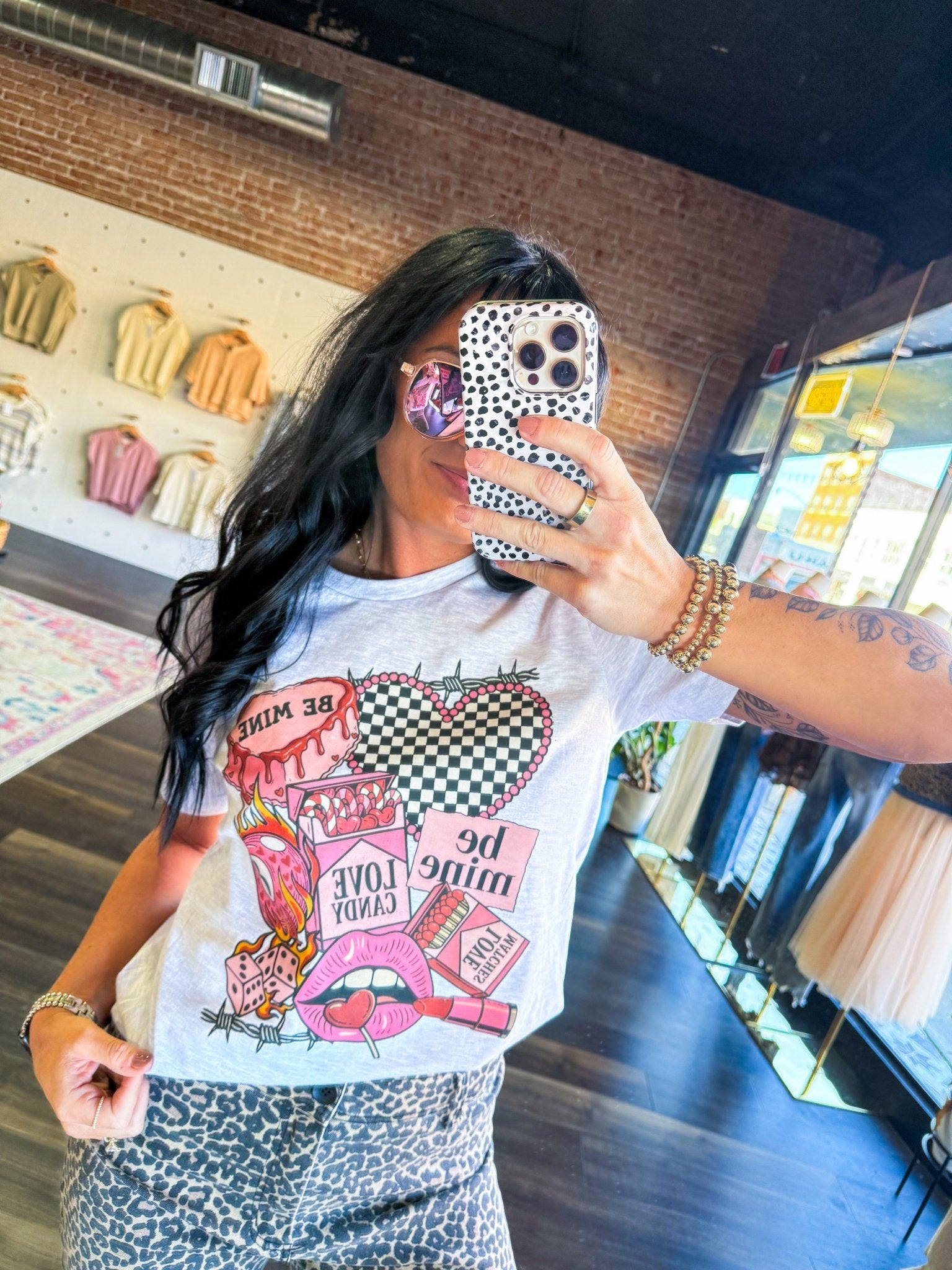 Edgy Be Mine Graphic Tee - Southern Chic Tees & Boutique