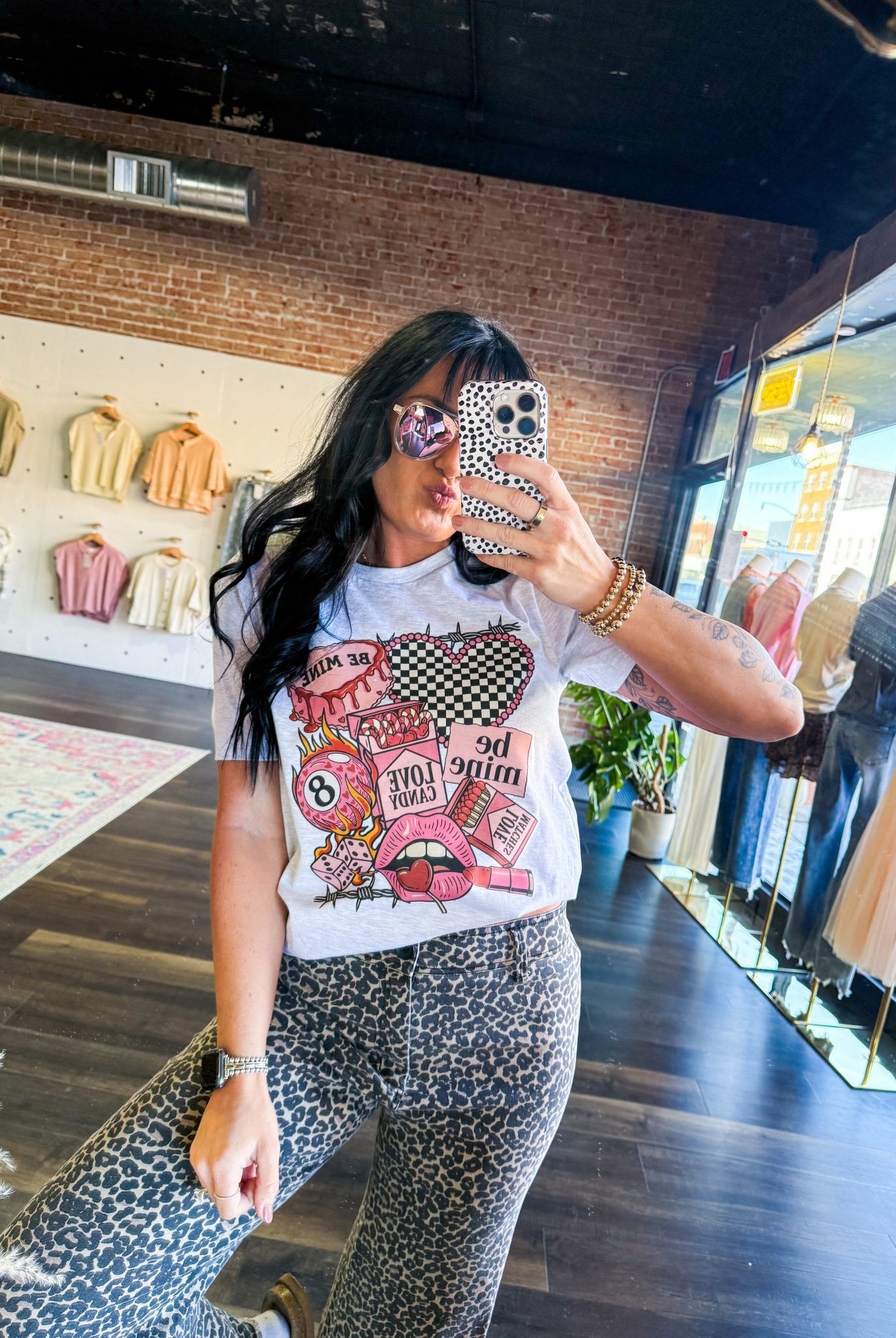 Edgy Be Mine Graphic Tee - Southern Chic Tees & Boutique