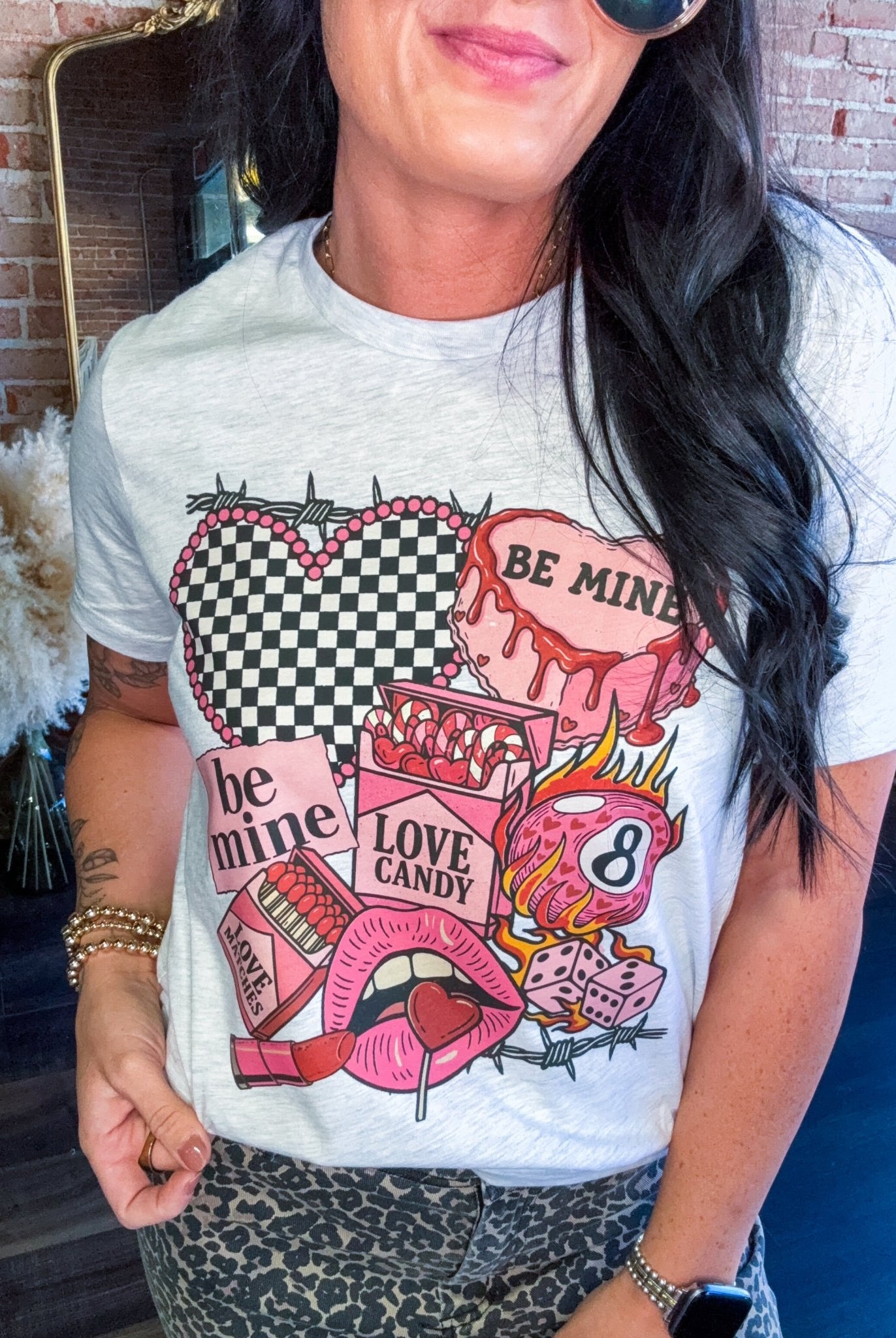 Edgy Be Mine Graphic Tee - Southern Chic Tees & Boutique