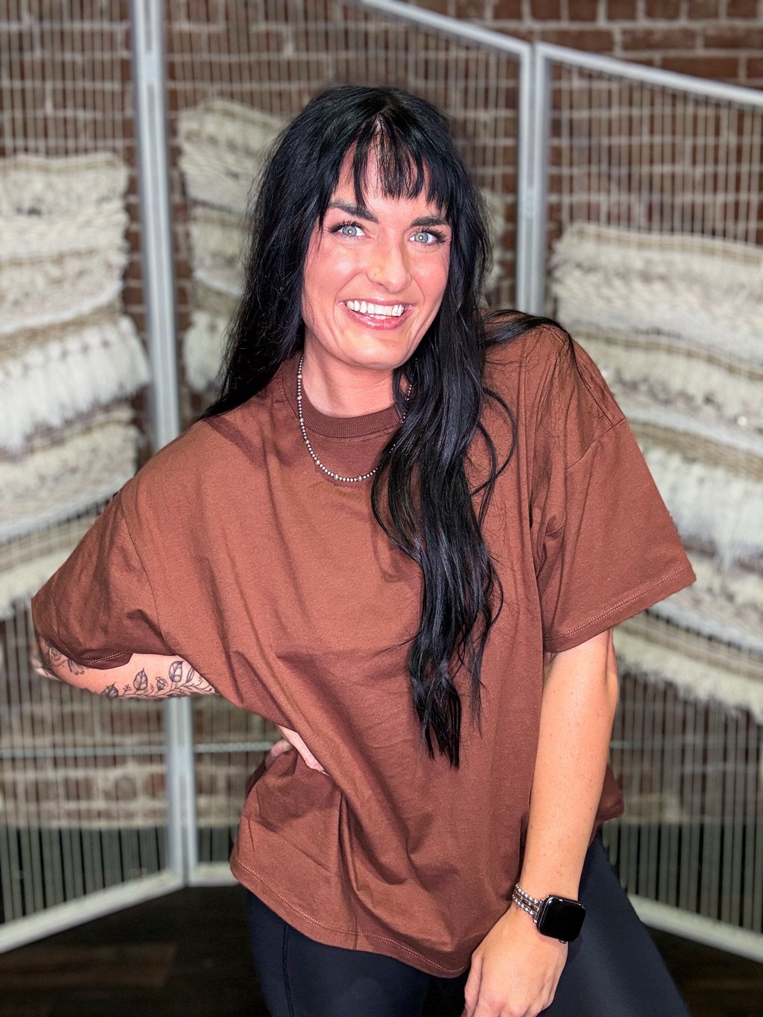 Everyday Boxy Tee | Chestnut - Southern Chic Tees & Boutique