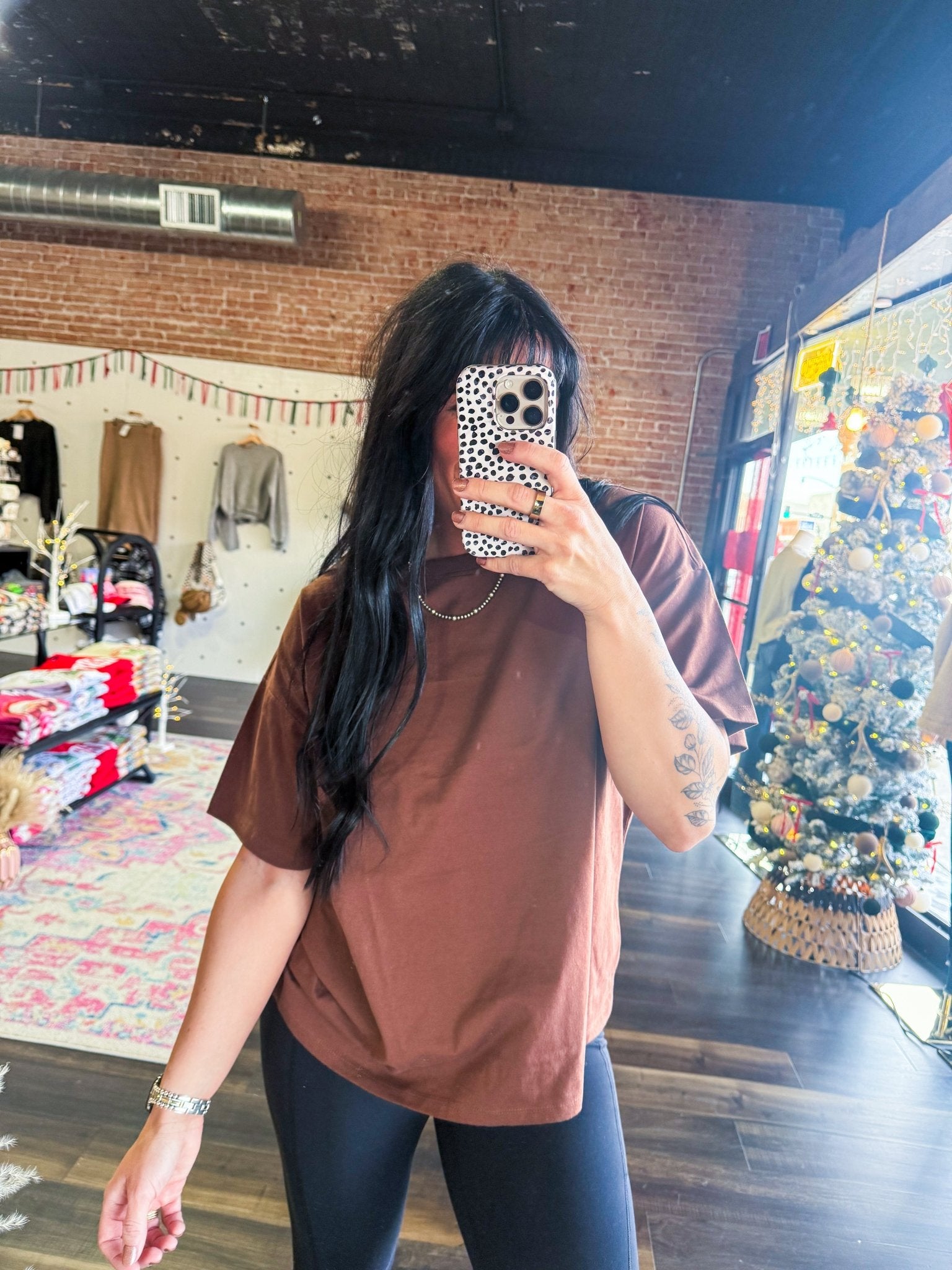 Everyday Boxy Tee | Chestnut - Southern Chic Tees & Boutique