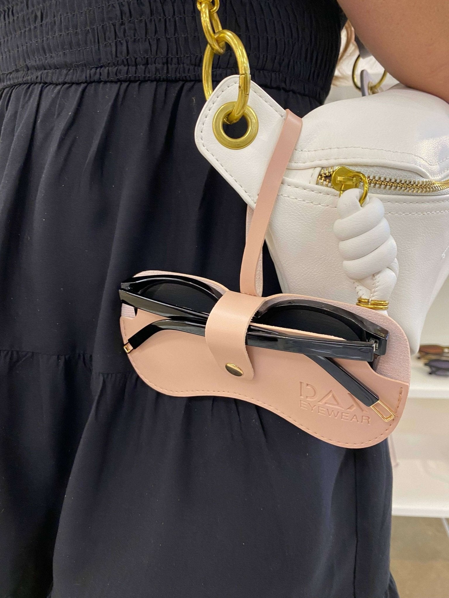 Eyewear Clutch: Beige - Southern Chic Tees & Boutique