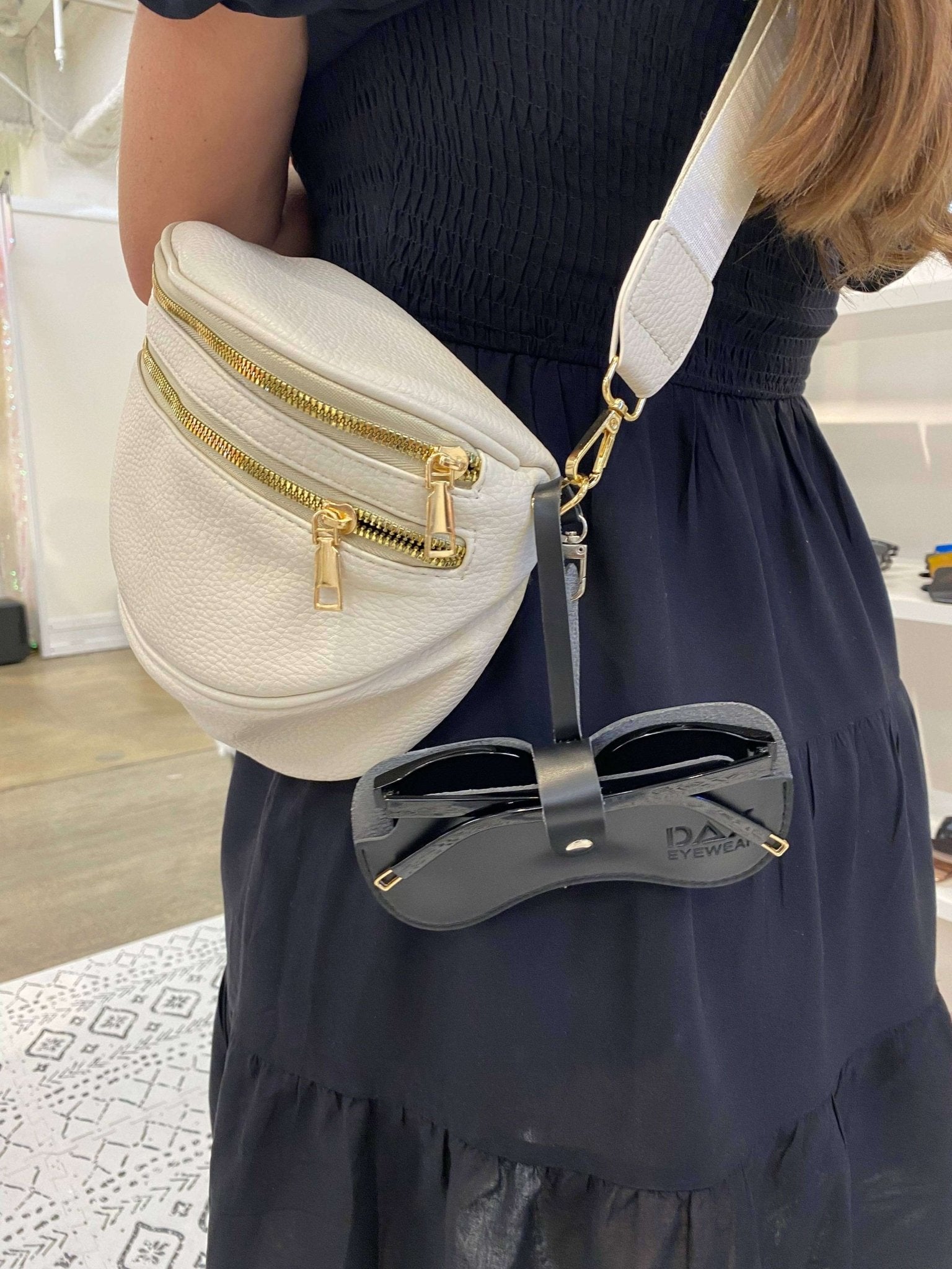 Eyewear Clutch: Beige - Southern Chic Tees & Boutique