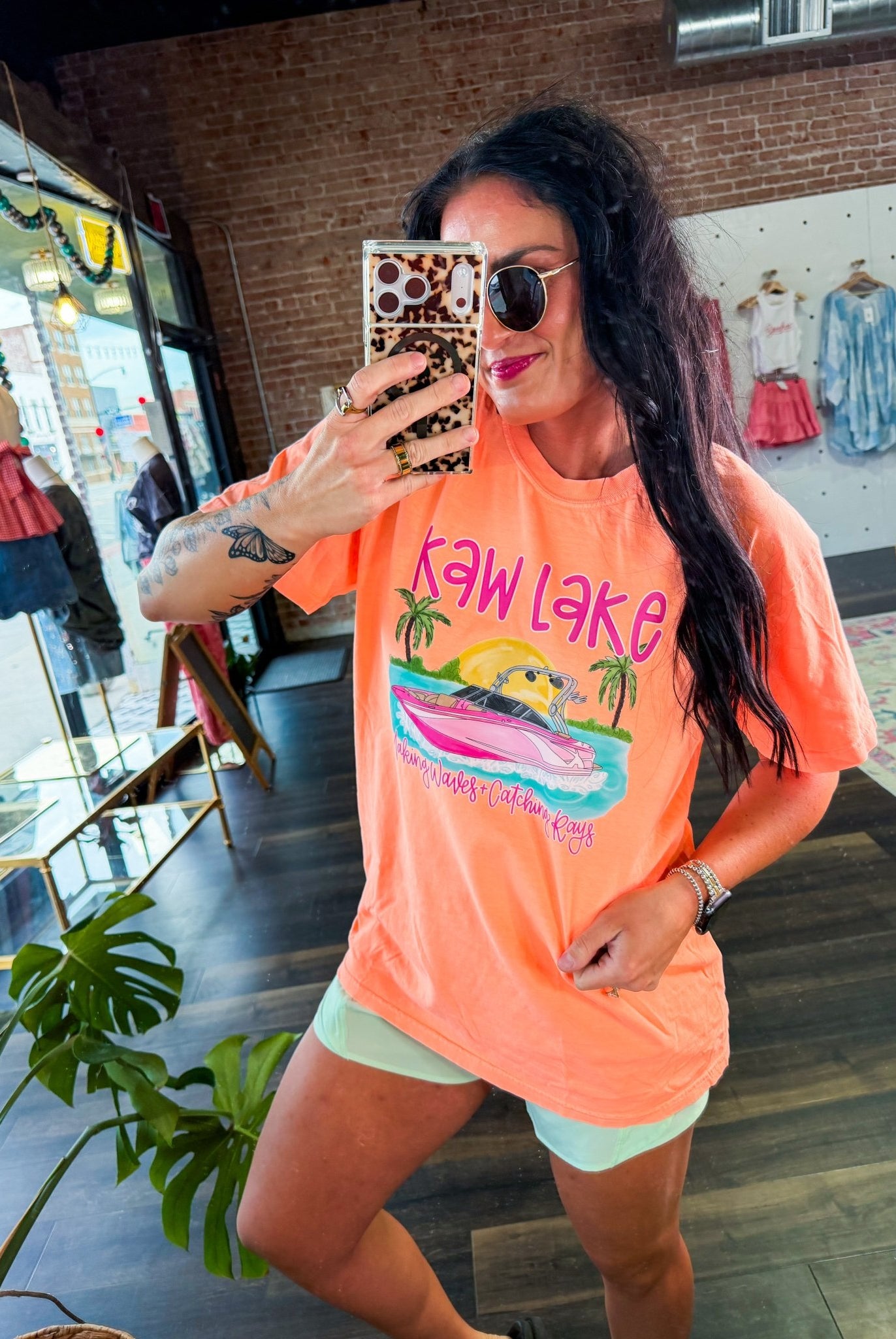 Flare - Fit A - Line Active Shorts | Lightweight Recycled Microfiber | Mint - Southern Chic Tees & Boutique