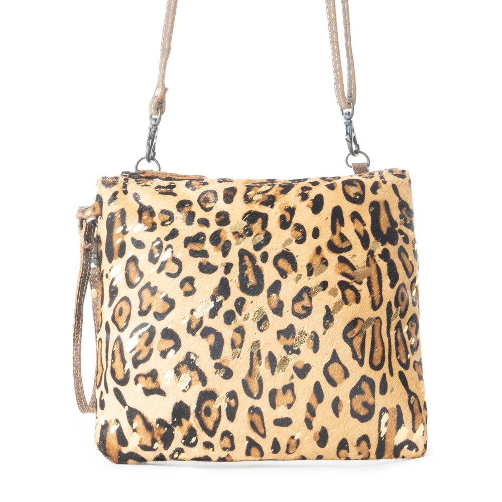 Freckled Leather & Hairon Bag - Southern Chic Tees & Boutique
