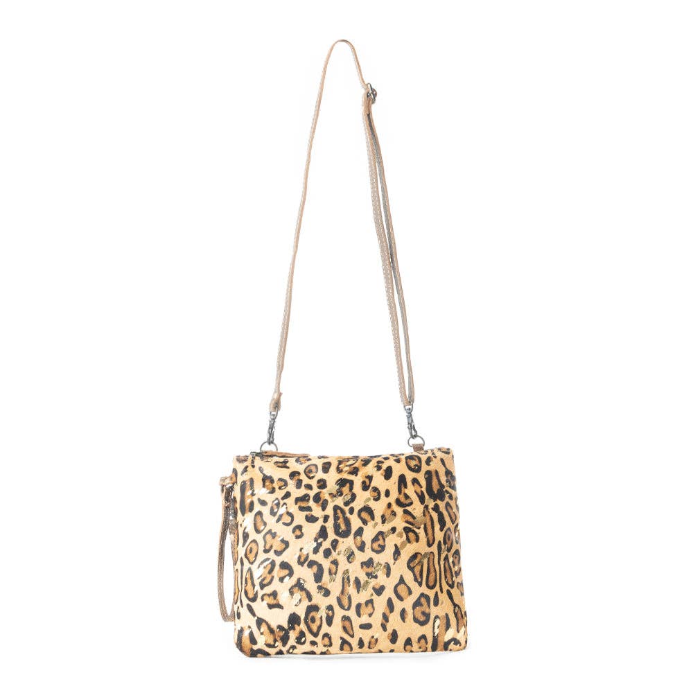 Freckled Leather & Hairon Bag - Southern Chic Tees & Boutique