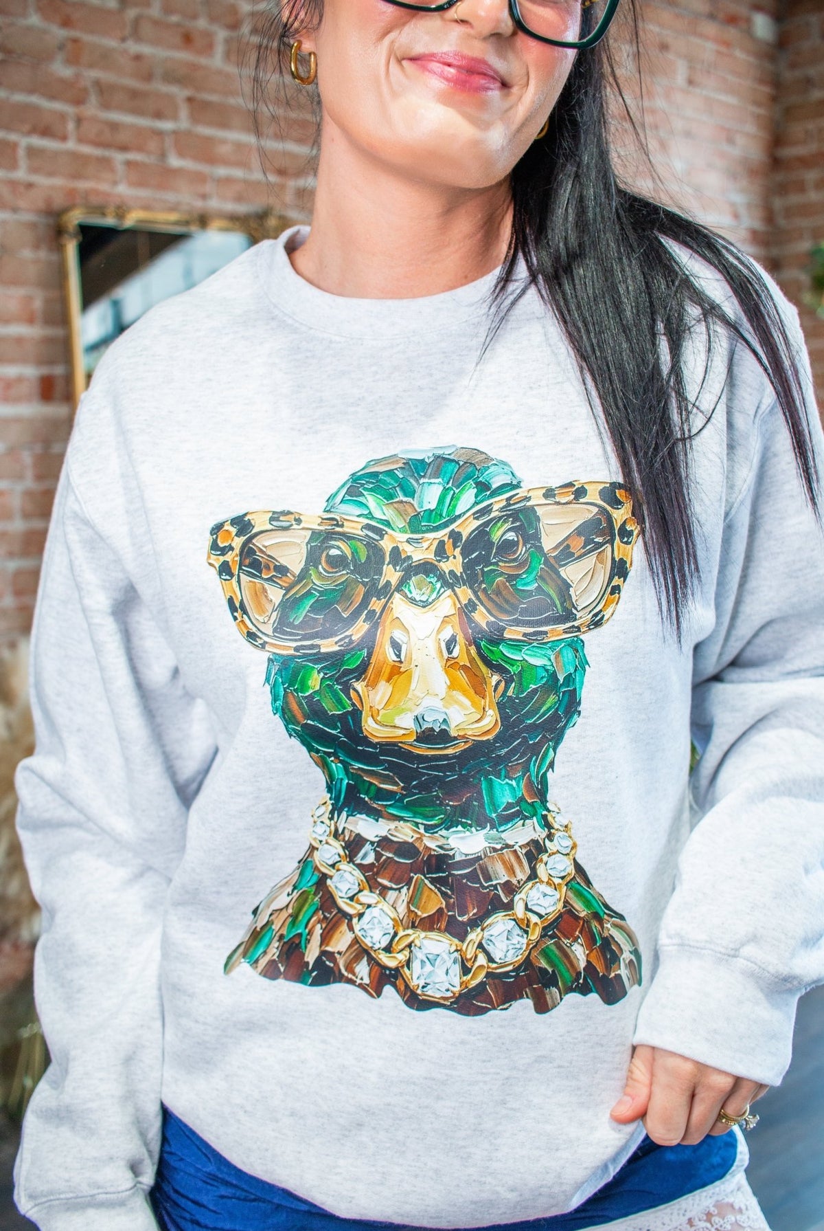 Glam Mallard Sweatshirt - Southern Chic Tees & Boutique