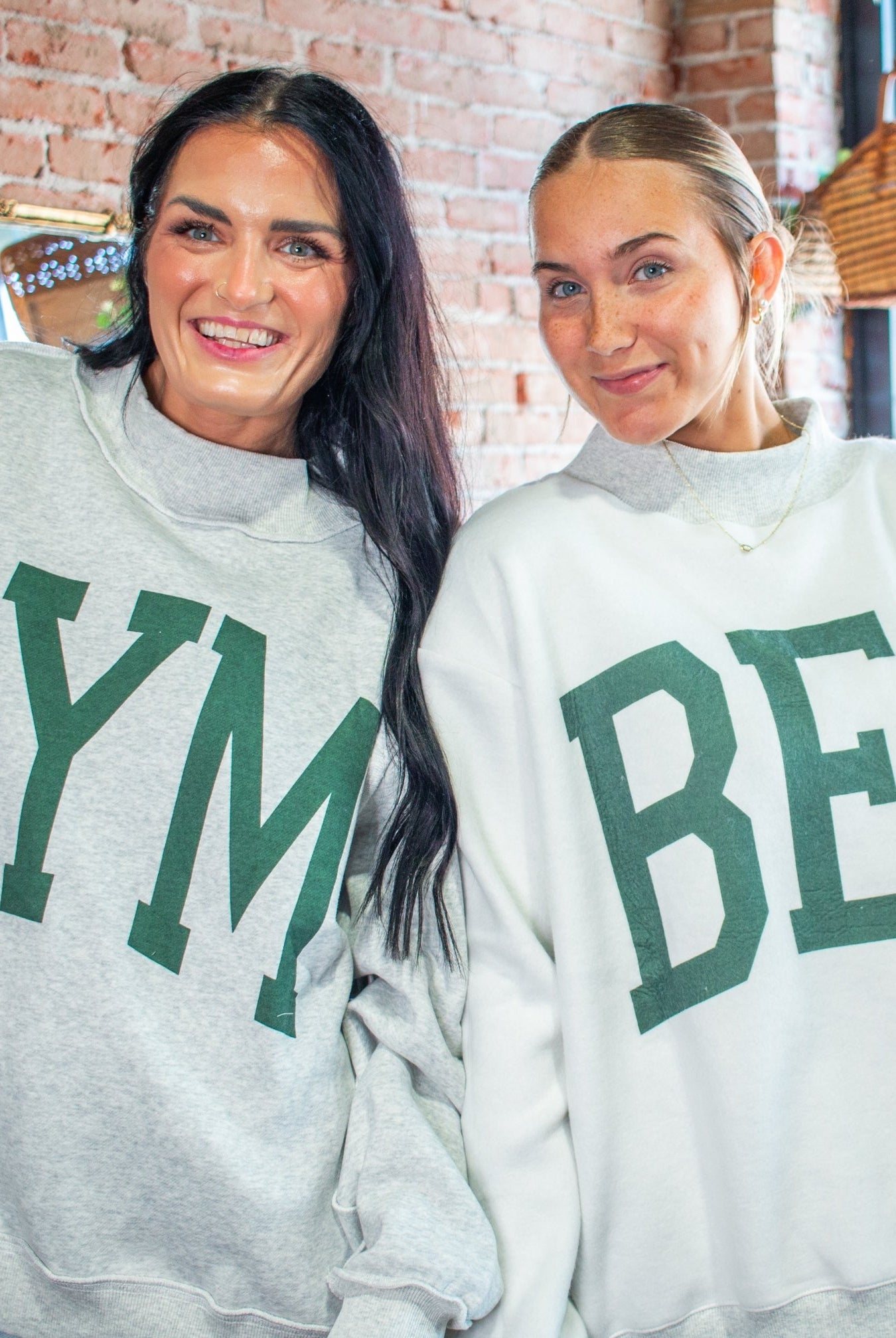 GYM & BED Reversible Oversized Fleece Mockneck Sweatshirt - Southern Chic Tees & Boutique