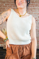 Hamptons Twist Back Tank - Southern Chic Tees & Boutique