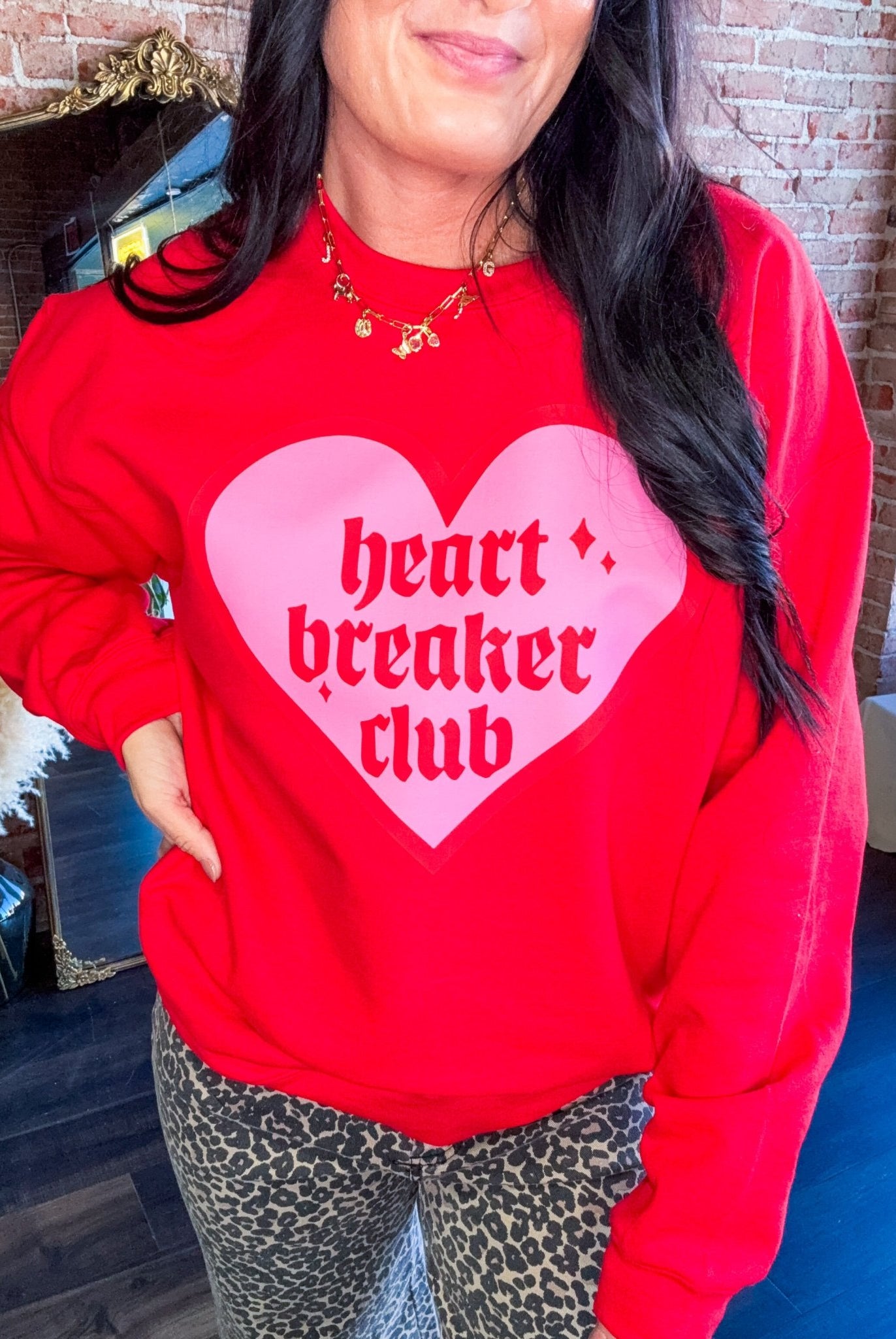 Heart Breaker Club Sweatshirt - Southern Chic Tees & Boutique