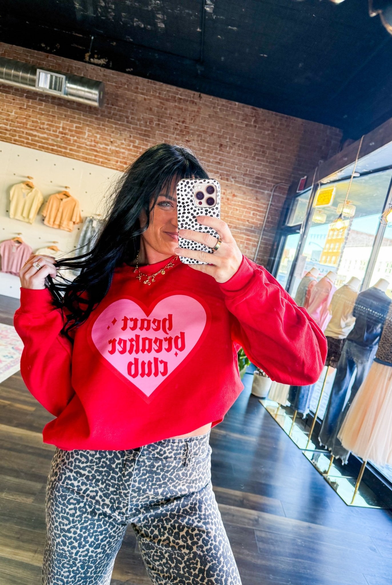 Heart Breaker Club Sweatshirt - Southern Chic Tees & Boutique