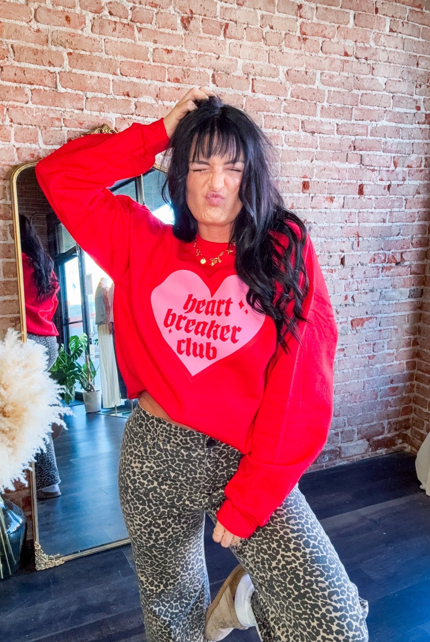Heart Breaker Club Sweatshirt - Southern Chic Tees & Boutique