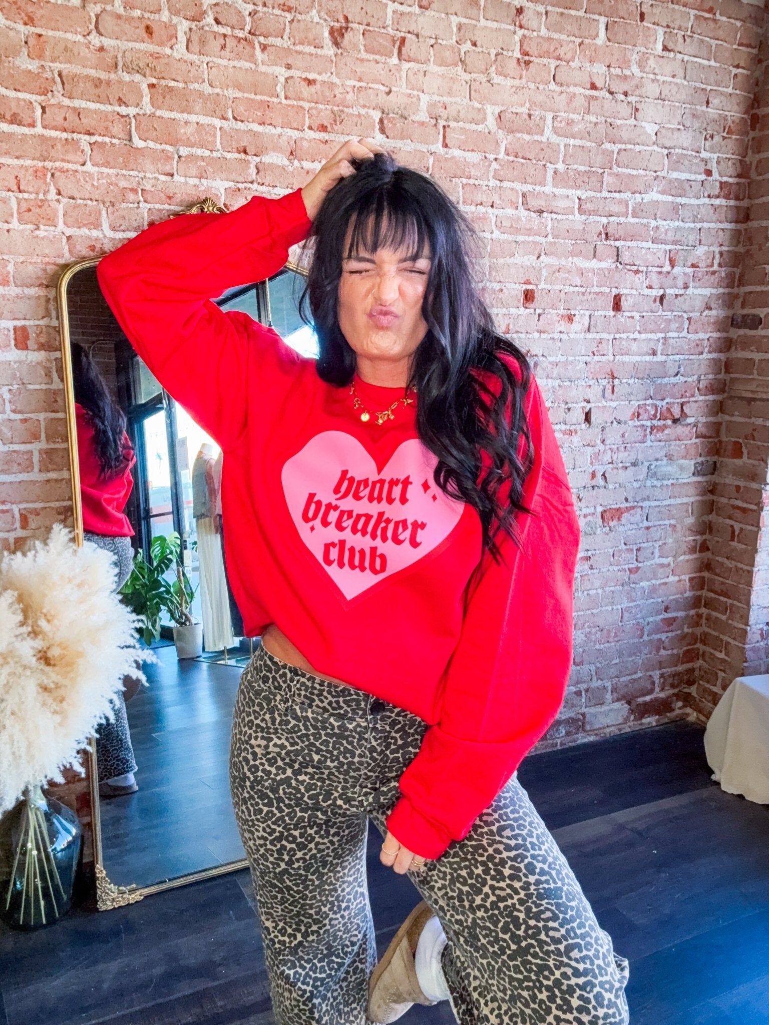 Heart Breaker Club Sweatshirt - Southern Chic Tees & Boutique