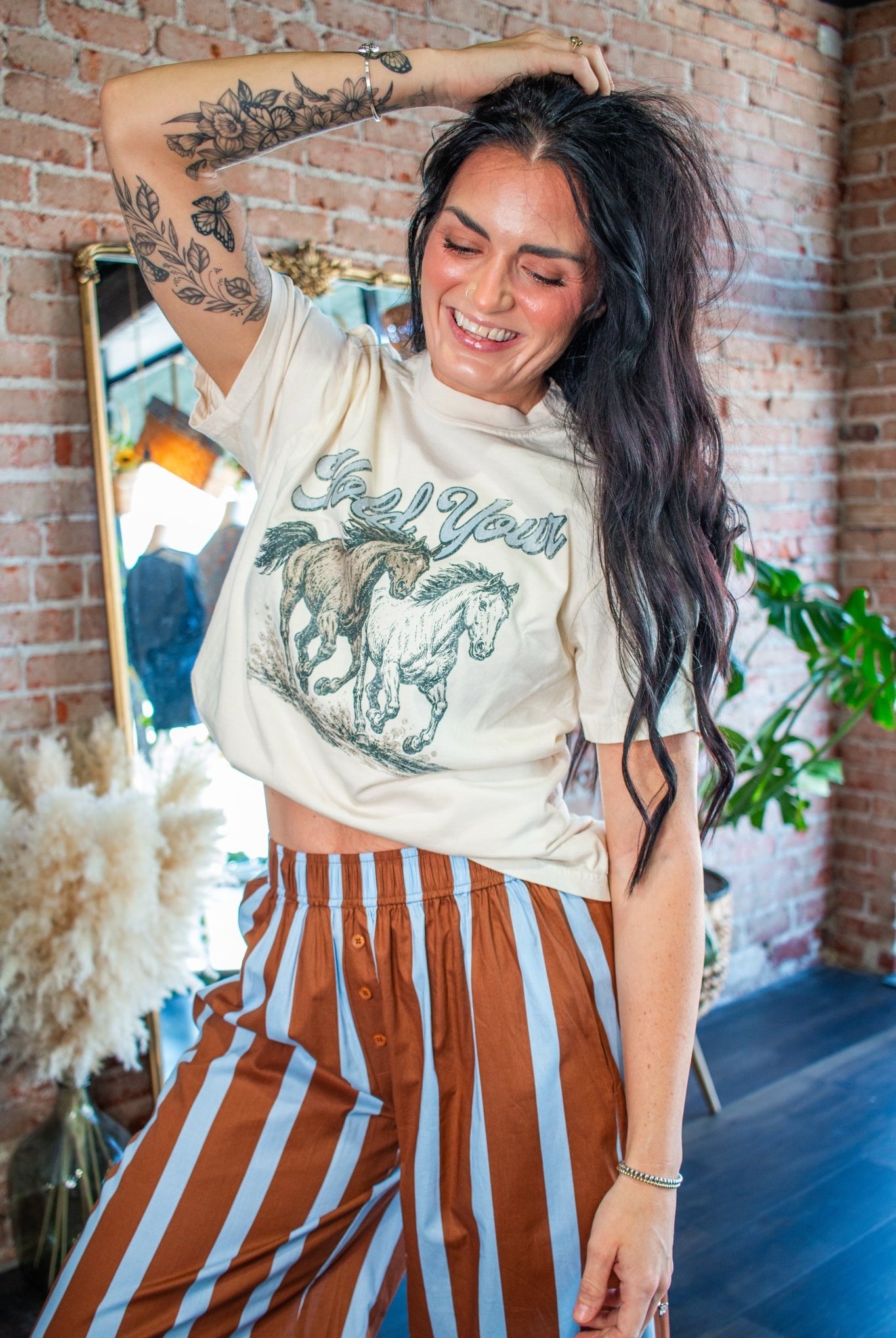 Hold Your Horse Graphic Tee - Southern Chic Tees & Boutique
