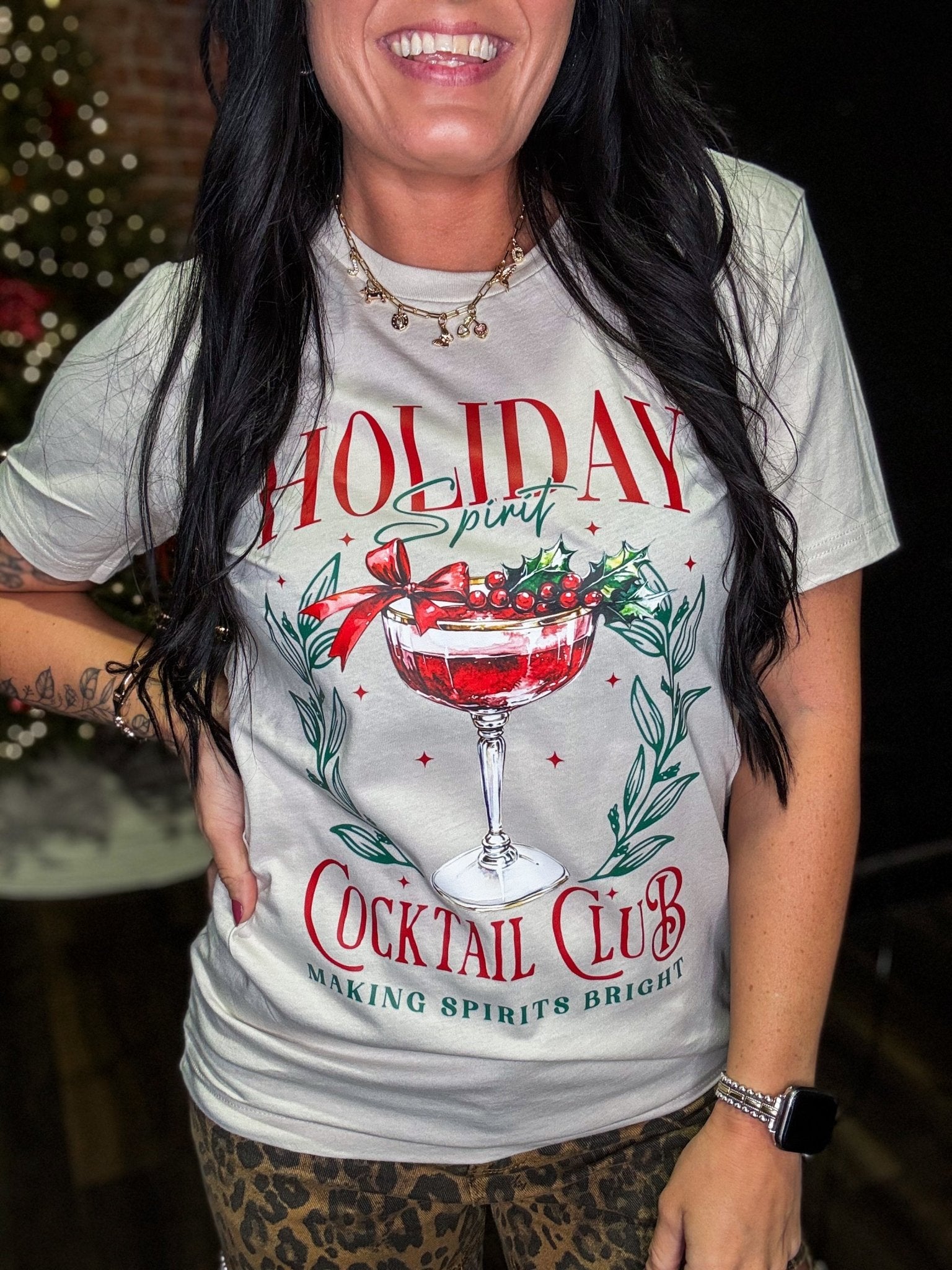 Holiday Spirit Graphic Tee - Southern Chic Tees & Boutique