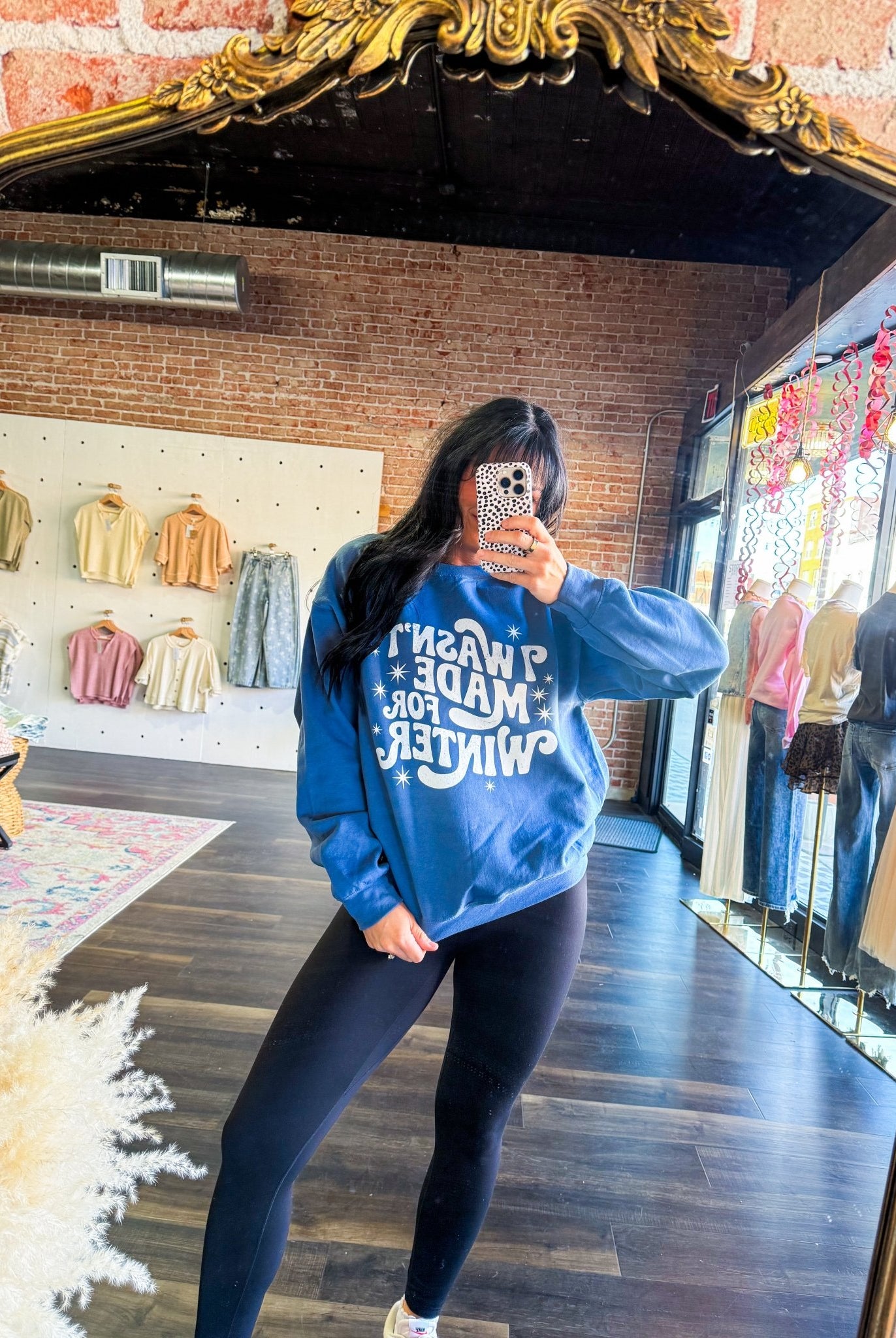 I Wasn't Made for Winter Sweatshirt - Southern Chic Tees & Boutique