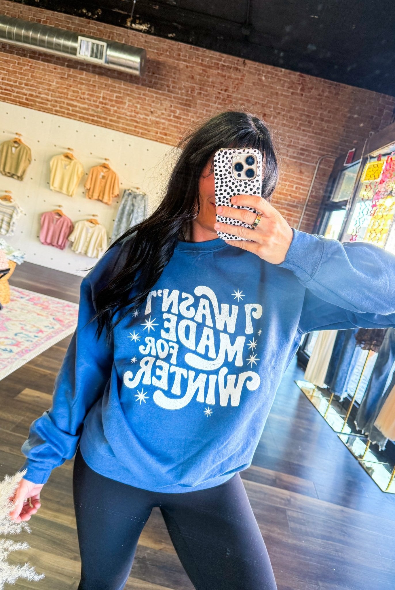 I Wasn't Made for Winter Sweatshirt - Southern Chic Tees & Boutique