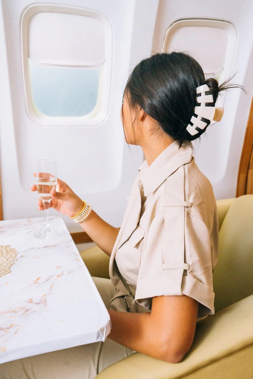 Jet Black Teleties Classic Hair Clip - Southern Chic Tees & Boutique